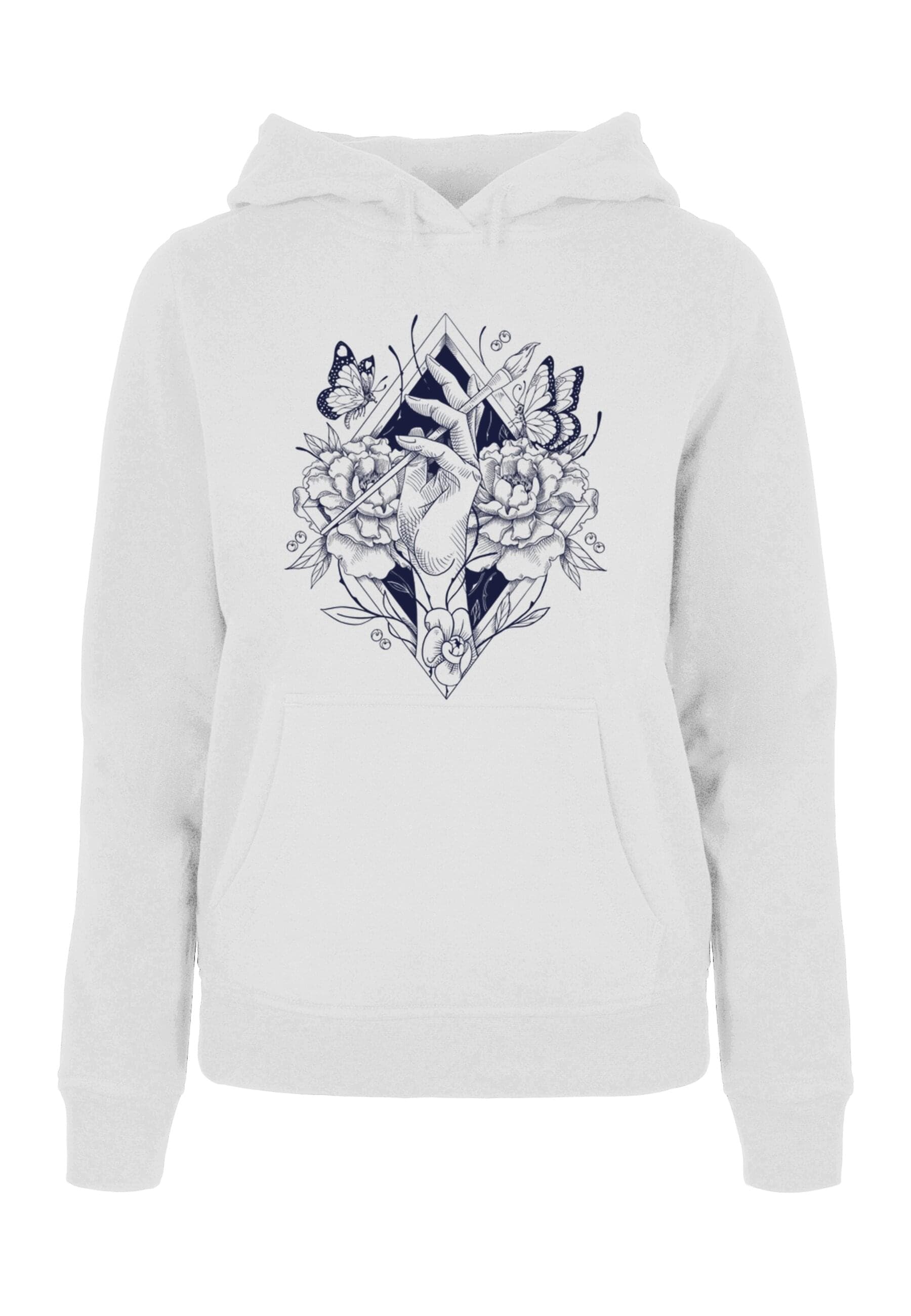 Merchcode Kapuzenpullover "Merchcode Damen Ladies Frida Kahlo Hand Hoody" günstig online kaufen