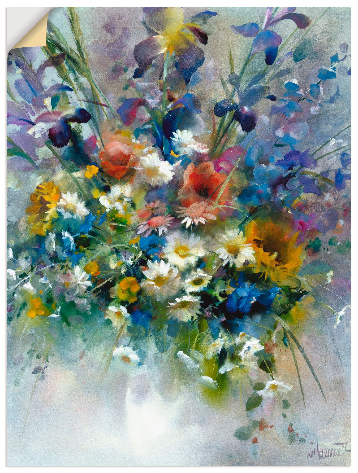 Artland »Blumen Wandbild Wandaufkleber Leinwandbild, BAUR Größen Poster | bestellen (1 als versch. in Blumen, oder St.), Impression«,