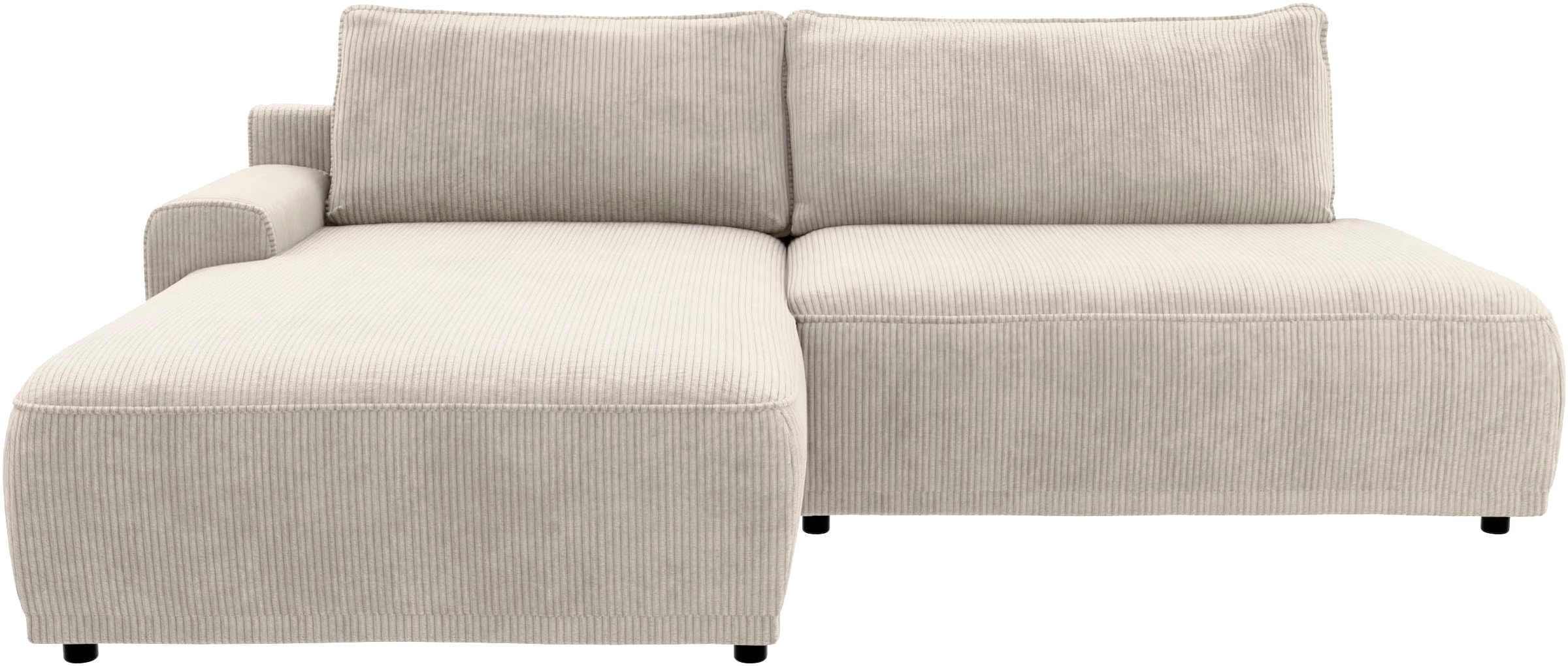 TRENDMANUFAKTUR Ecksofa "Fordon II, Schlafsofa mit Bettkasten, Couch in L-F günstig online kaufen