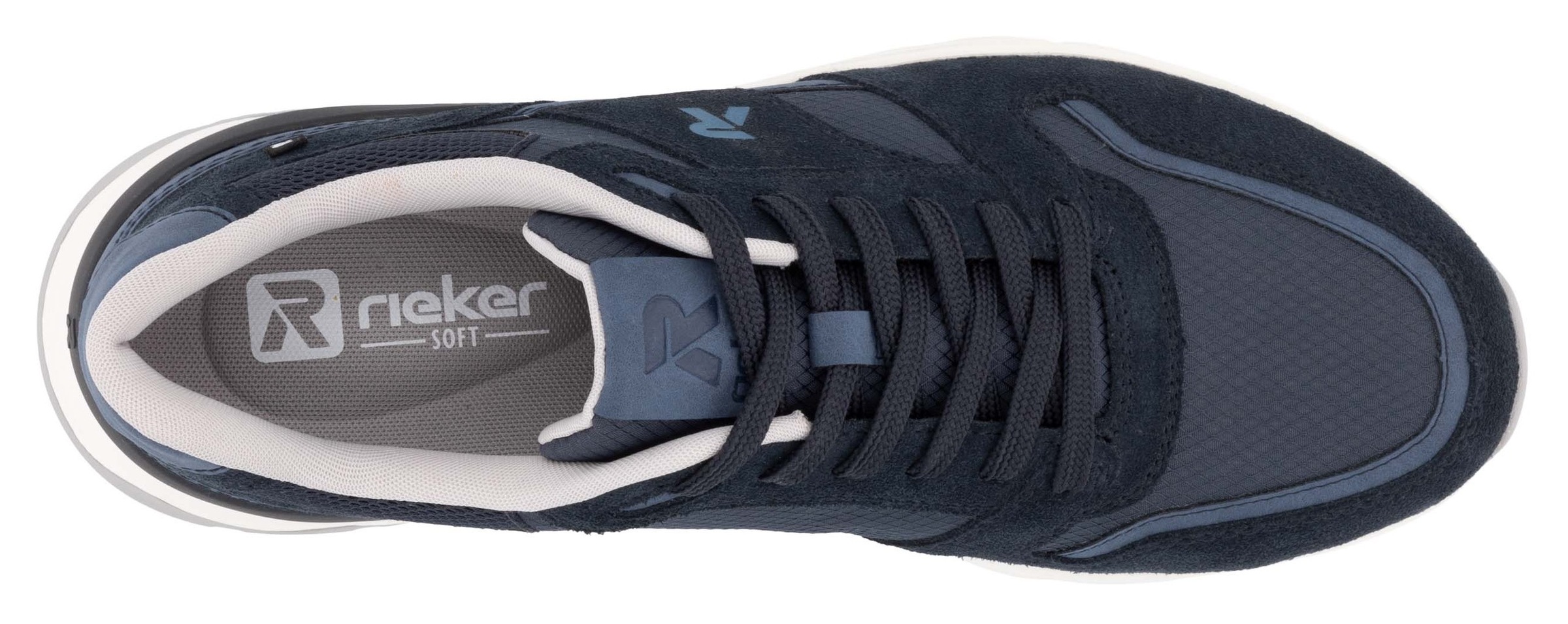 RIEKER Sport Sneaker, Schnürschuh, Halbschuh, Freizeitschuh mit Soft-Innensohle