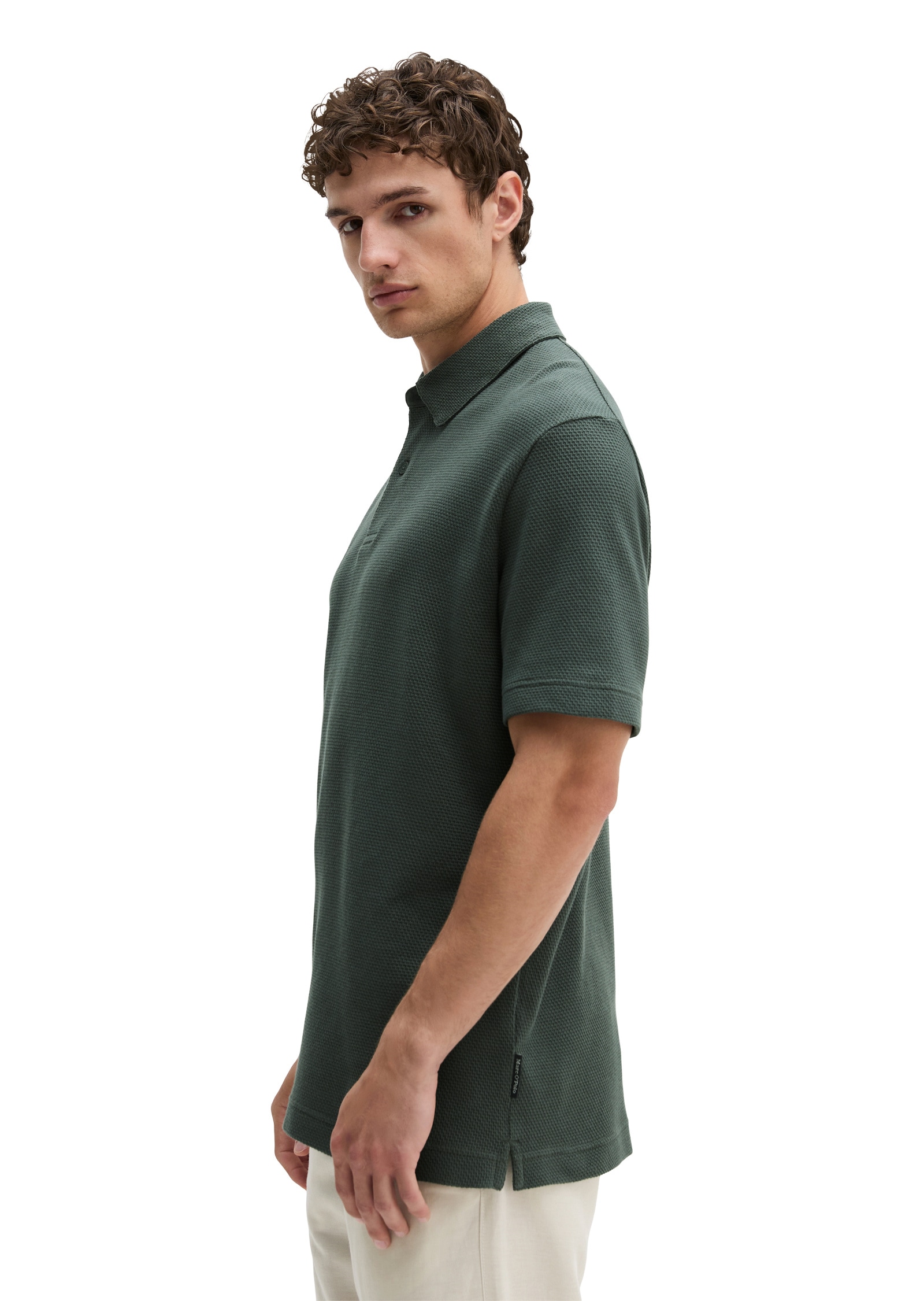 Marc O'Polo Poloshirt »mit feiner Struktur«