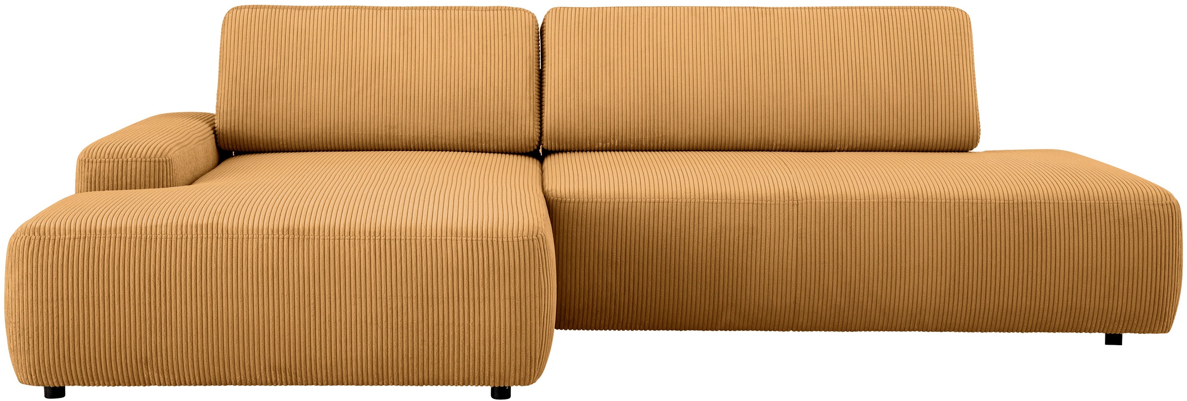 Home affaire Ecksofa "TORGE, Schlafsofa Cord, Samtvelours u. Strukur fein, günstig online kaufen