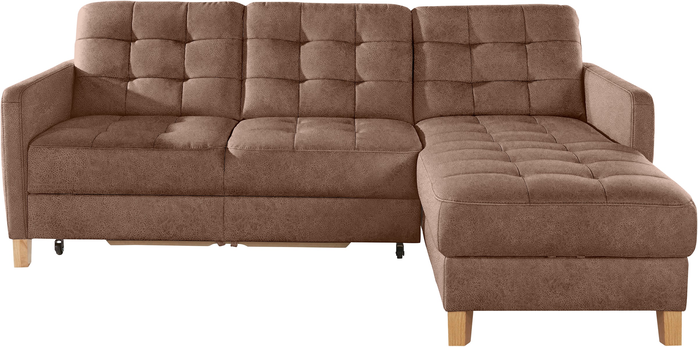 exxpo - sofa fashion Ecksofa "Elio, kompakt, bequem & zeitloses Design, Bre günstig online kaufen