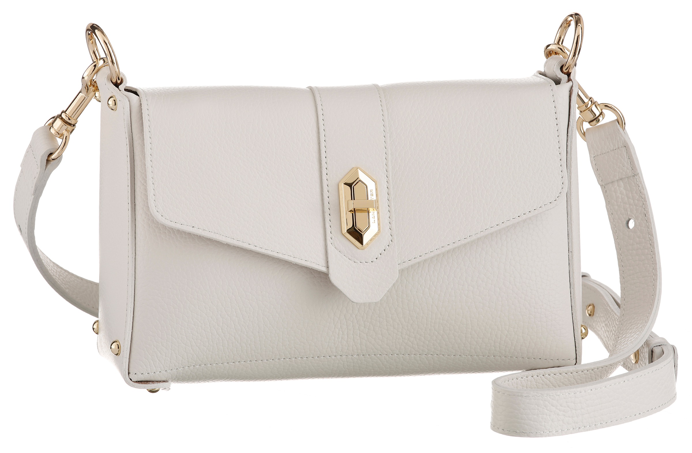 LANCASTER Umhängetasche »Crossbody bag Foulonne Double«, mit goldfarbenen Details kaufen