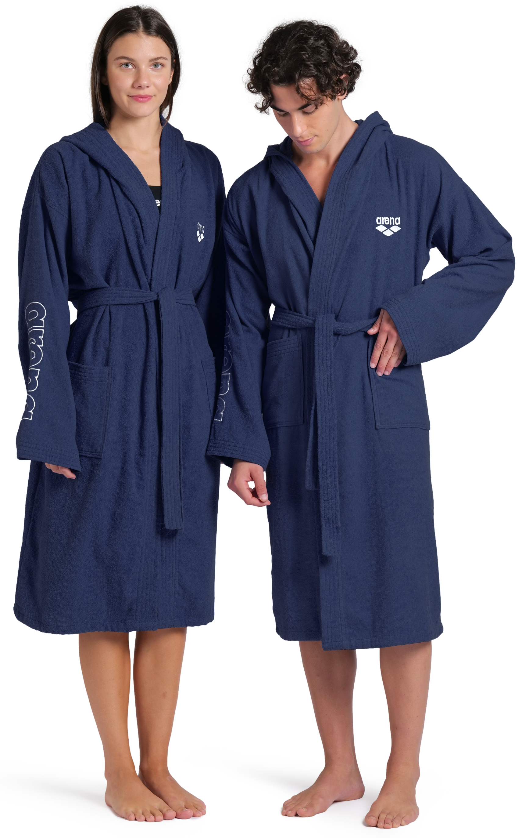 Arena Bademantel »arena Unisex Zeppelin Bademantel« 1 Stk. Schwimmbad, Sauna, Baumwolle, Unisex, weich, bequem, Kapuze, leicht