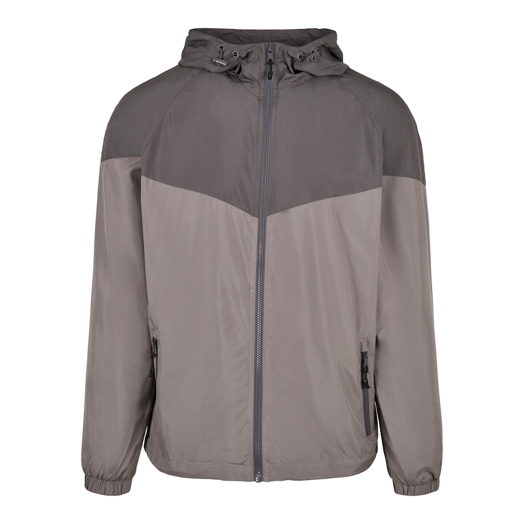 URBAN CLASSICS Allwetterjacke »Urban Classics Herren 2-Tone Tech Windrunner«, (1 St.), mit Kapuze