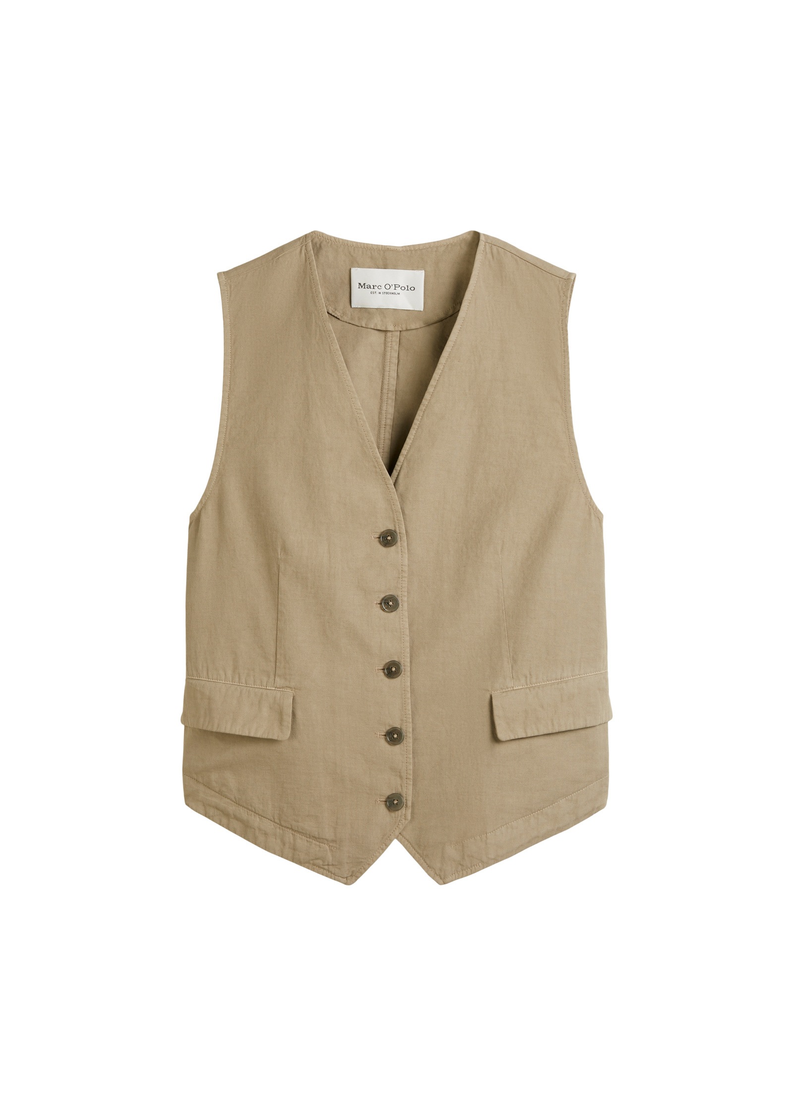 Marc O'Polo Anzugweste »aus Organic-Cotton-Leinen-Mix«
