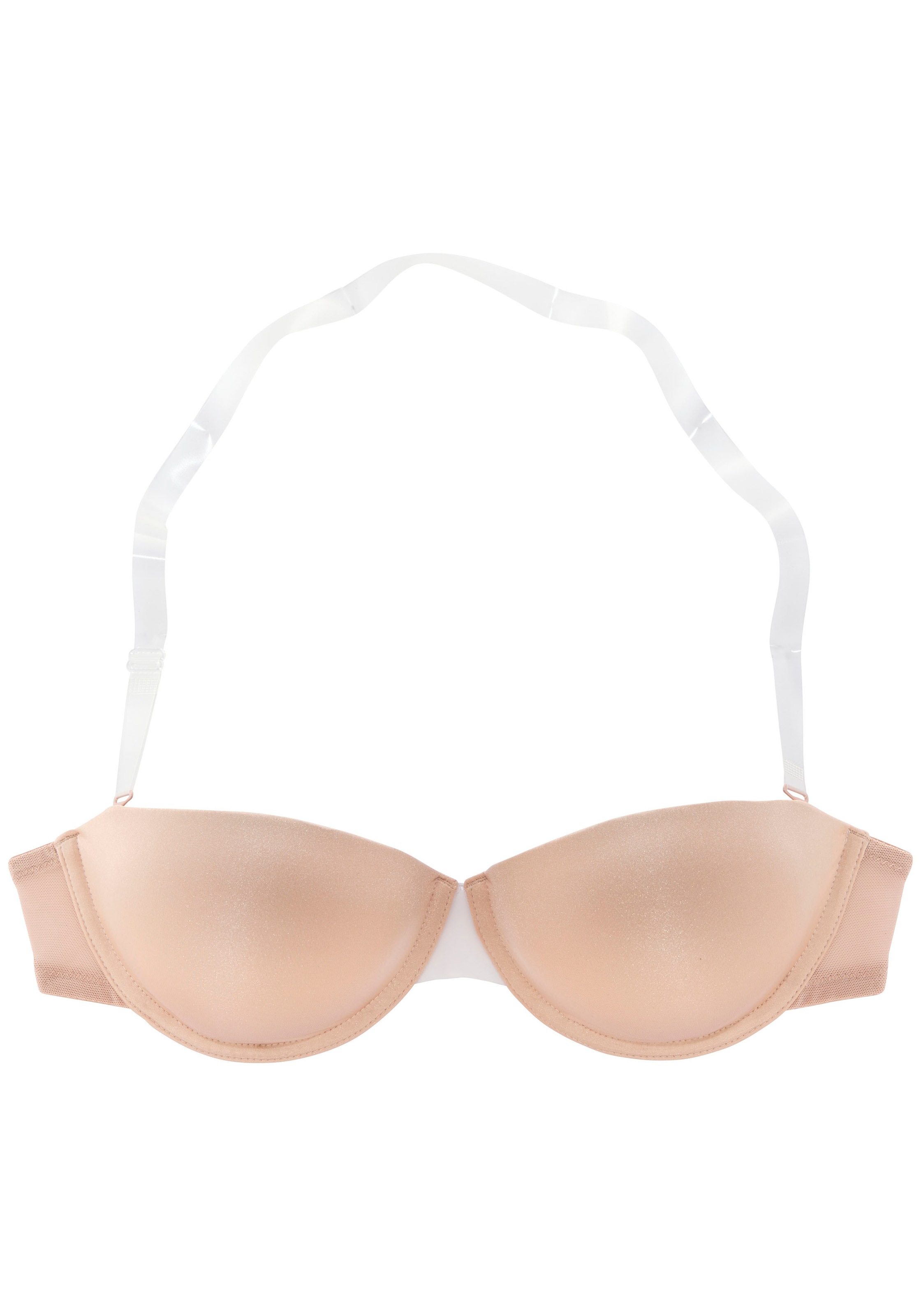 Thumbnail - LASCANA Schalen-BH, mit transparentem Rücken und abnehmbarem Neckholder-Träger