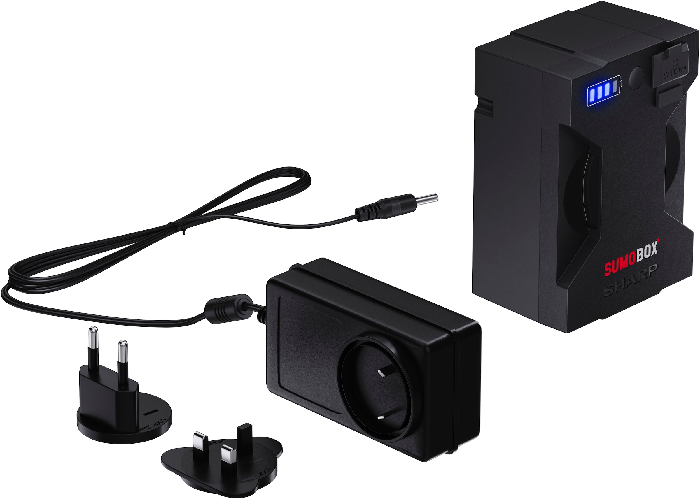 Sharp Batterie-Ladegerät »Sumobox Batteriepack und Ladegerät«, 1000 mA