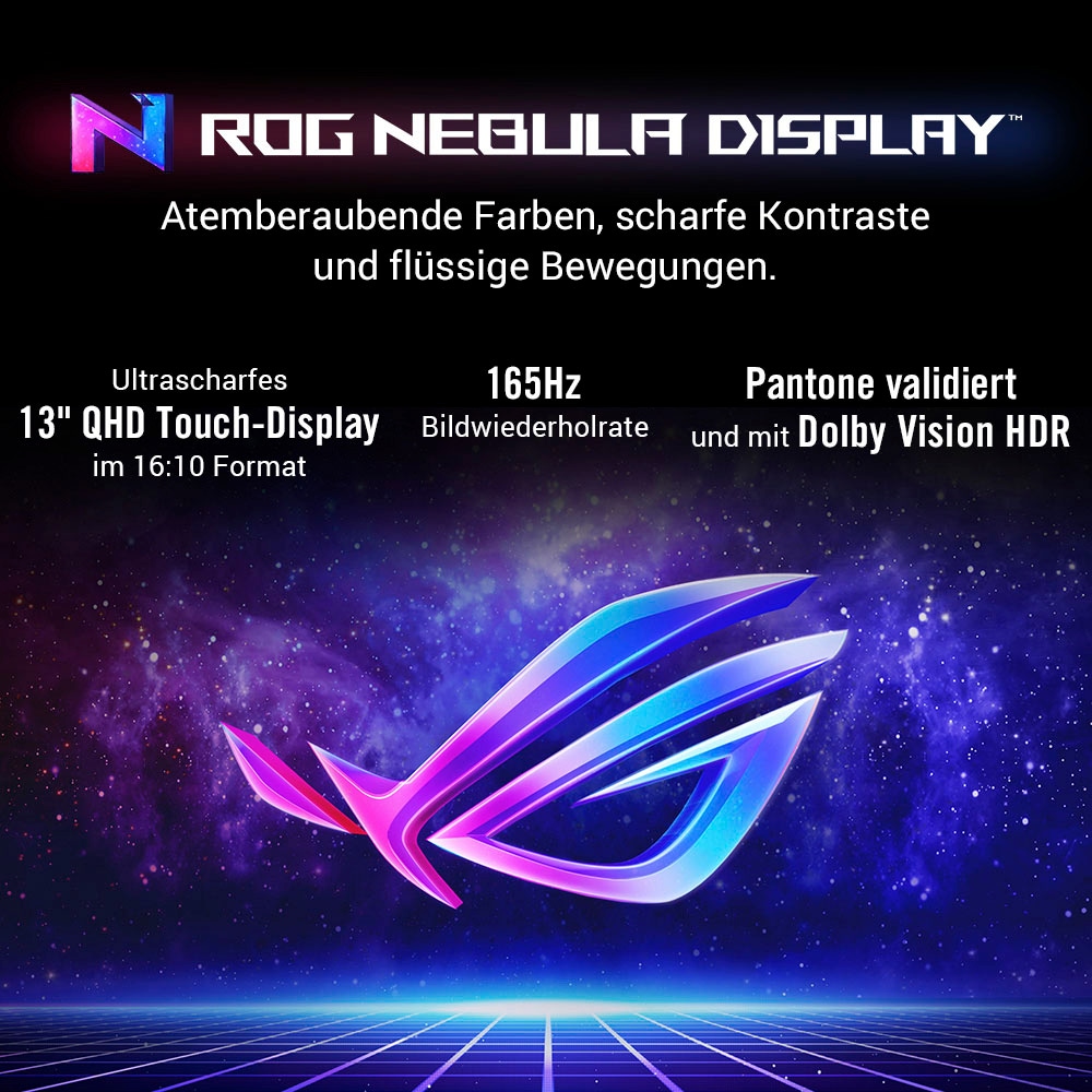 Asus Convertible Notebook »ROG Flow Z13 GZ301VV-MU001W«, 34 cm, / 13,4 Zoll, Intel, Core i9, GeForce RTX 4060, 1000 GB SSD