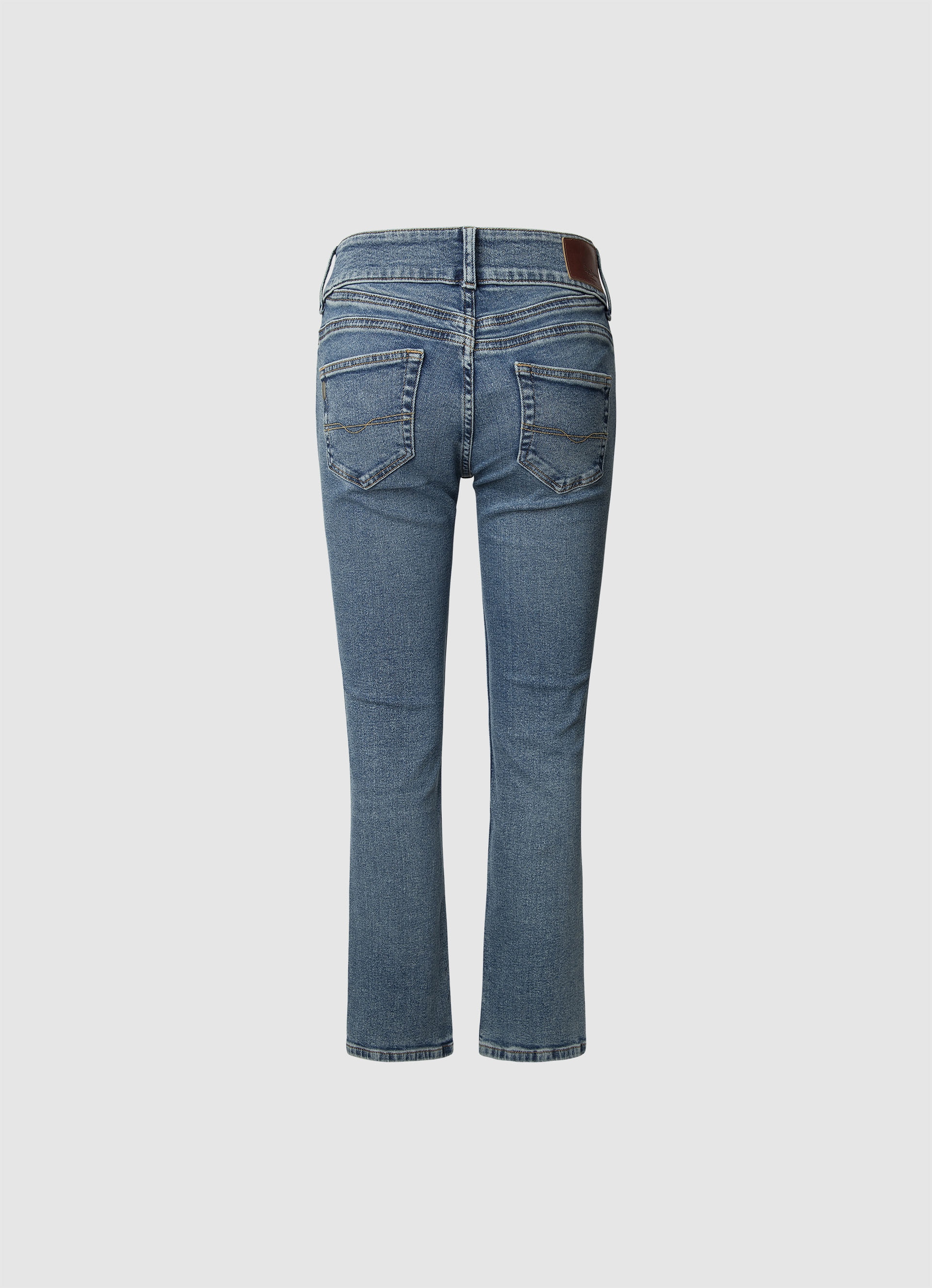 Pepe Jeans Slim-fit-Jeans »SLIM JEANS MW«, mit extrabreitem Bund mit Doppelknopf-Verschluss