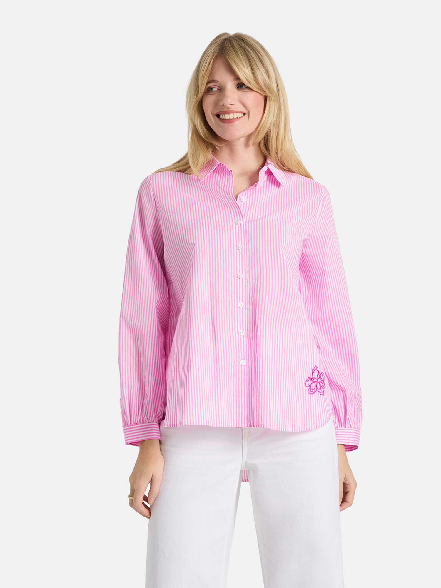 Lieblingsstück Klassische Bluse "RaccaliL" aus 100% Baumwolle günstig online kaufen