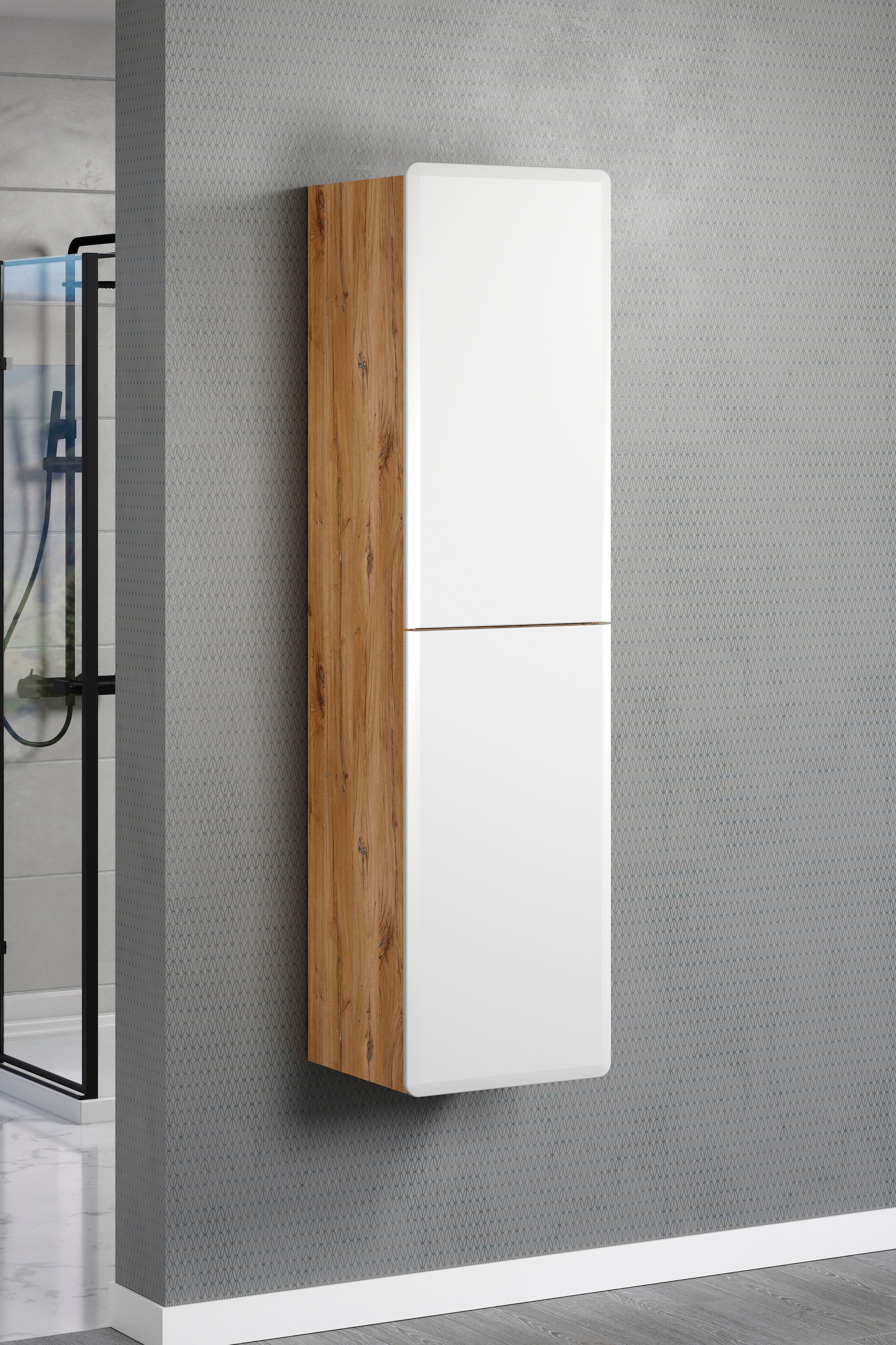 welltime Hängeschrank "Sanremo" 1 Stk. tlg. Hängehochschrank mit grifflosen günstig online kaufen