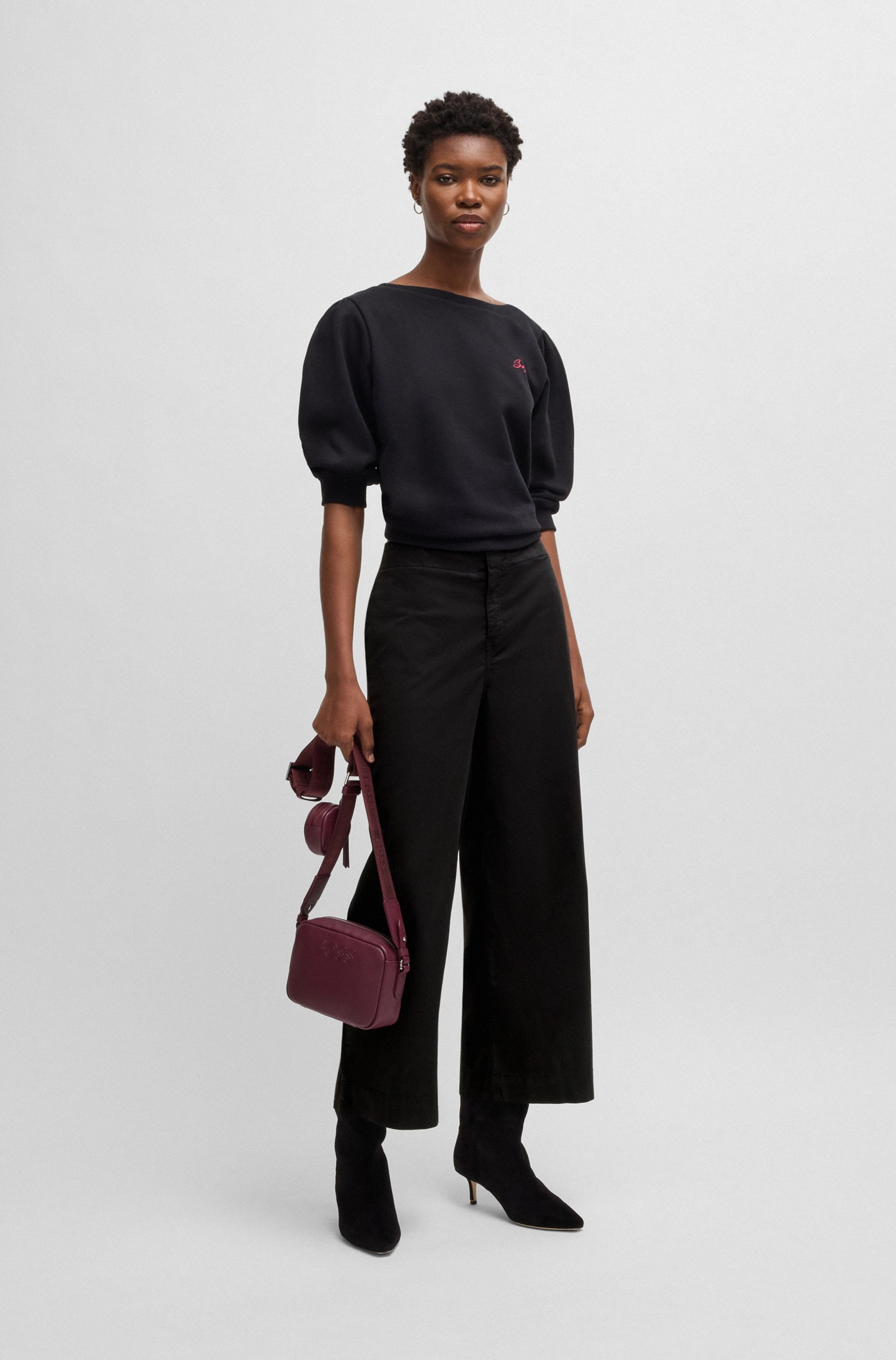BOSS ORANGE Culotte »C_Tahiana-D«, in weiter Beinform