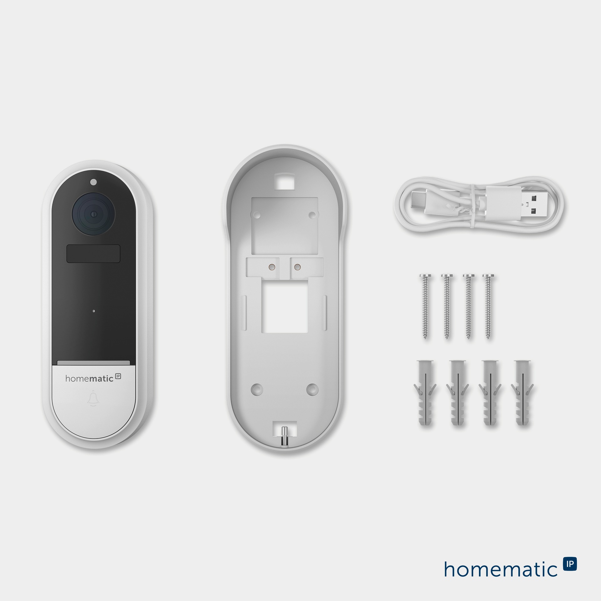 Homematic IP Video-Türsprechanlage »Video-Türklingel« Aussenbereich & Innenbereich