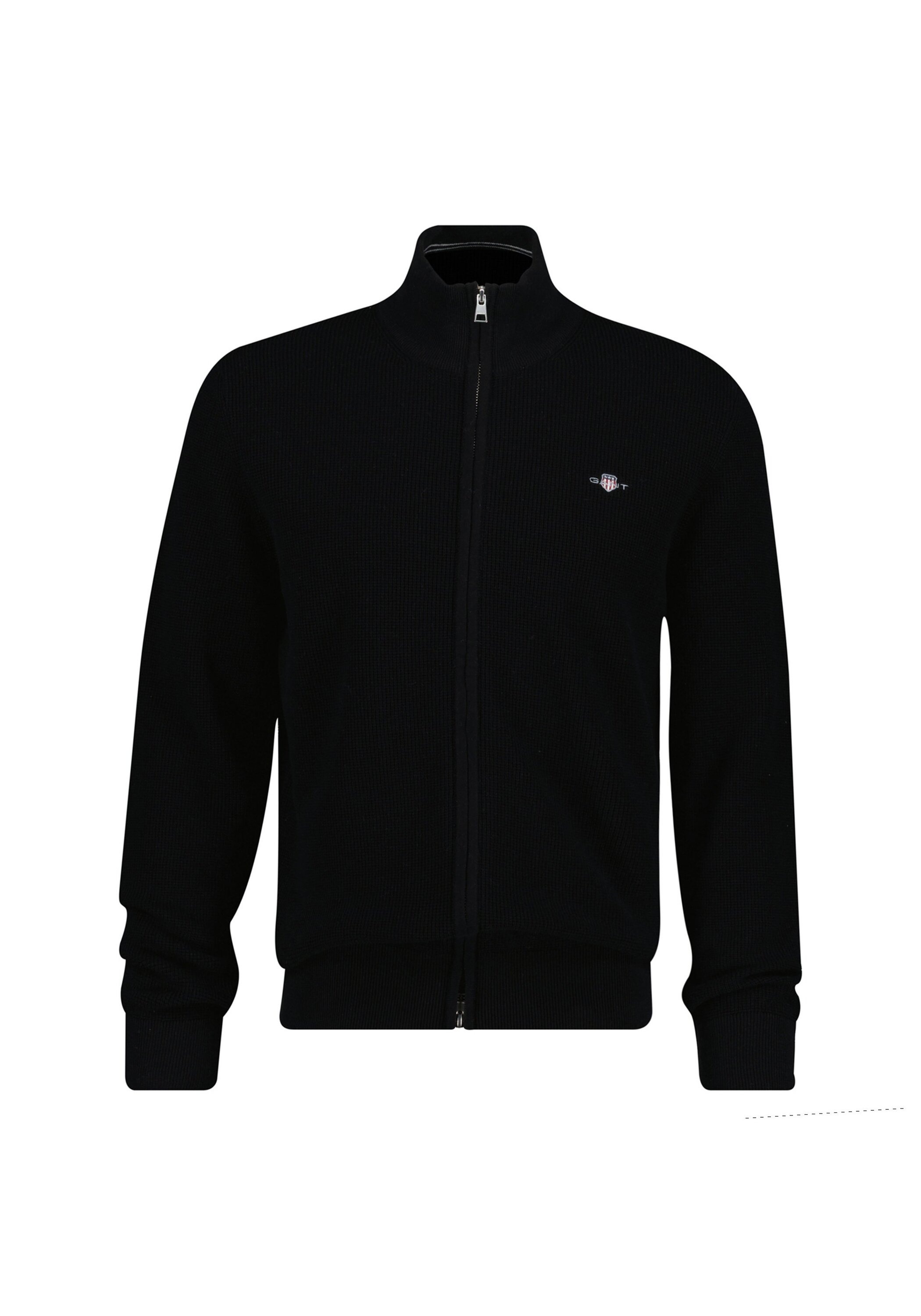 Gant Sweatshirt "Strickjacke MICRO TEXTURED COTTON ZIP CARDIGAN 1er Pack", günstig online kaufen