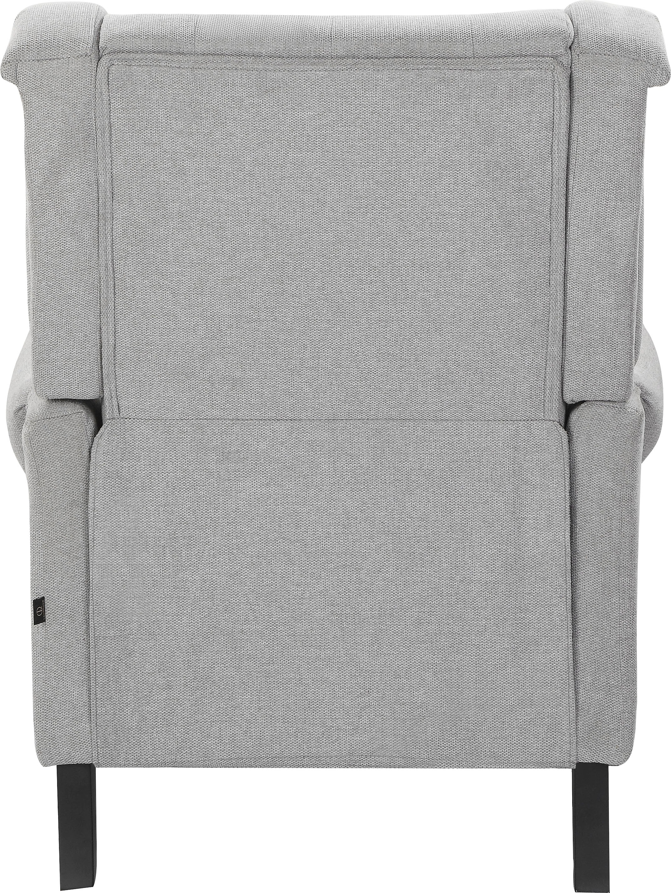 Leonique Ohrensessel »Childebert«, (1 St.), mit Verstellung, Sitz und Rücken gepolstert, Sitzhöhe 49,5 cm