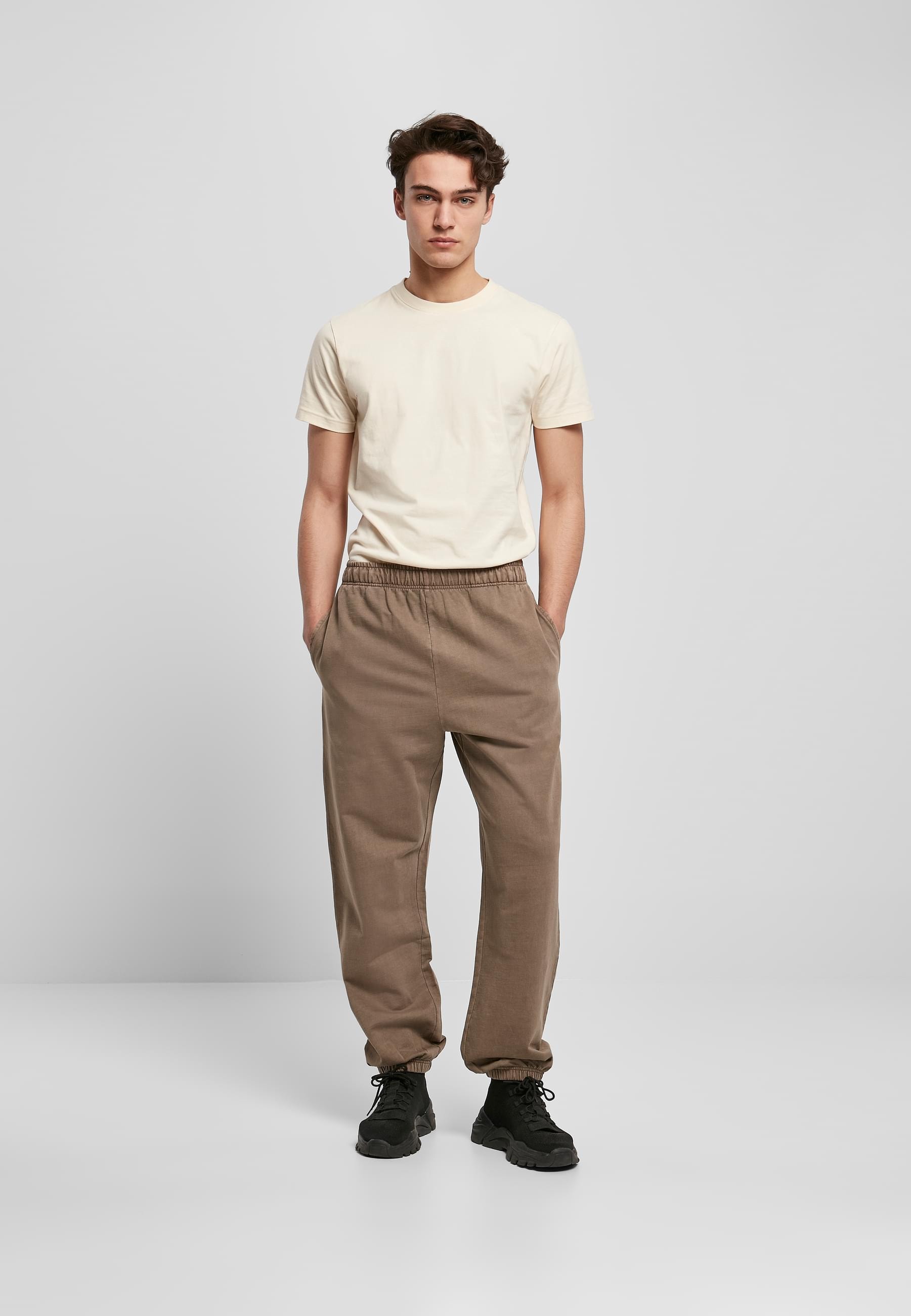 URBAN CLASSICS Stoffhose »Urban Classics Herren Overdyed Sweatpants«, (1 tlg.)