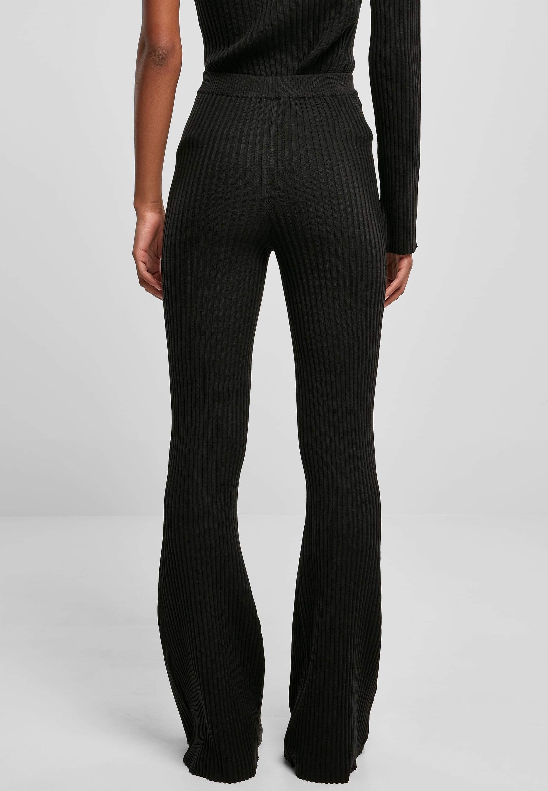 URBAN CLASSICS Leggings »Urban Classics Damen Ladies Flared Rib Knit Leggings«, (1 tlg.)