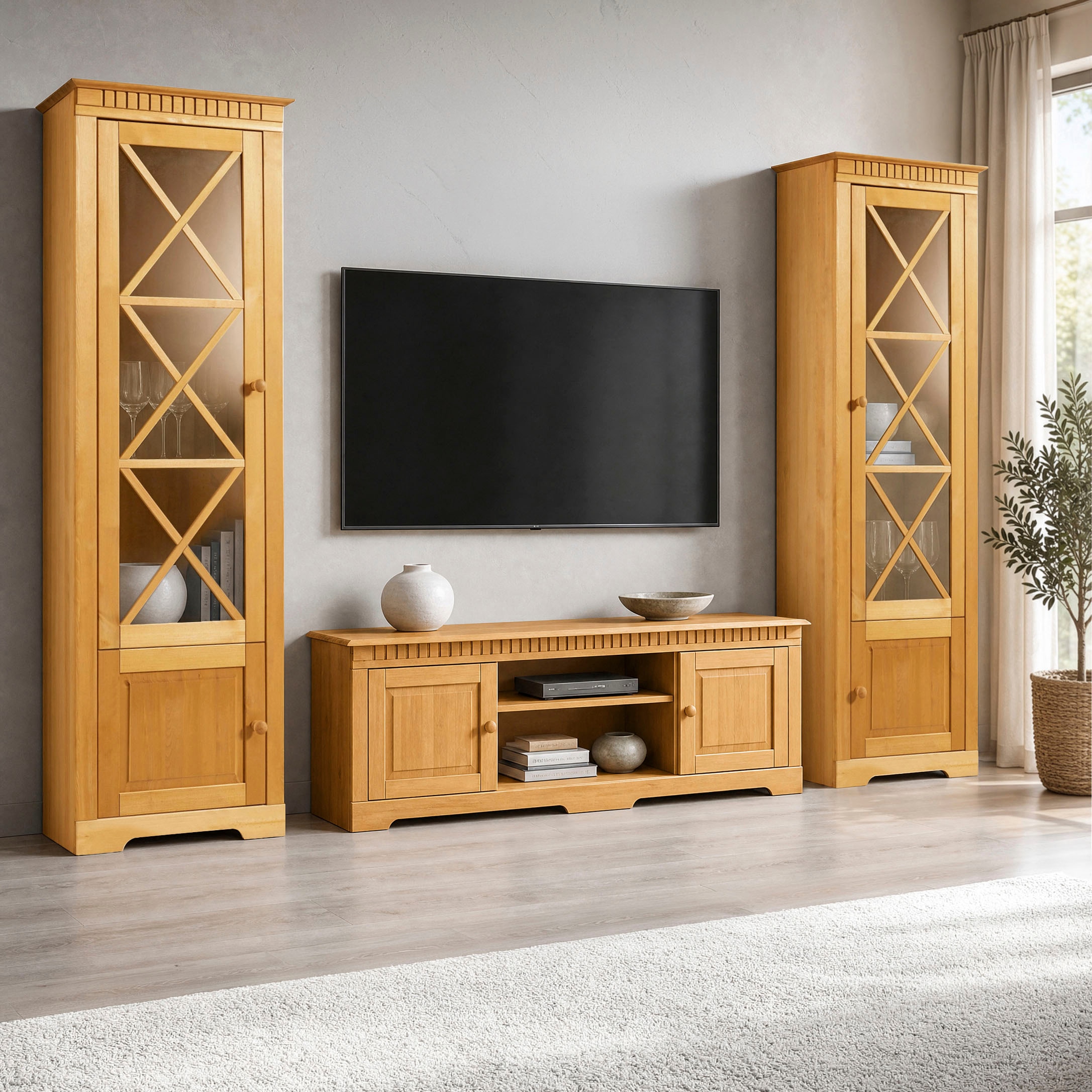OTTO home Wohnwand »Lisa« Set, 3 Stk. tlg.
