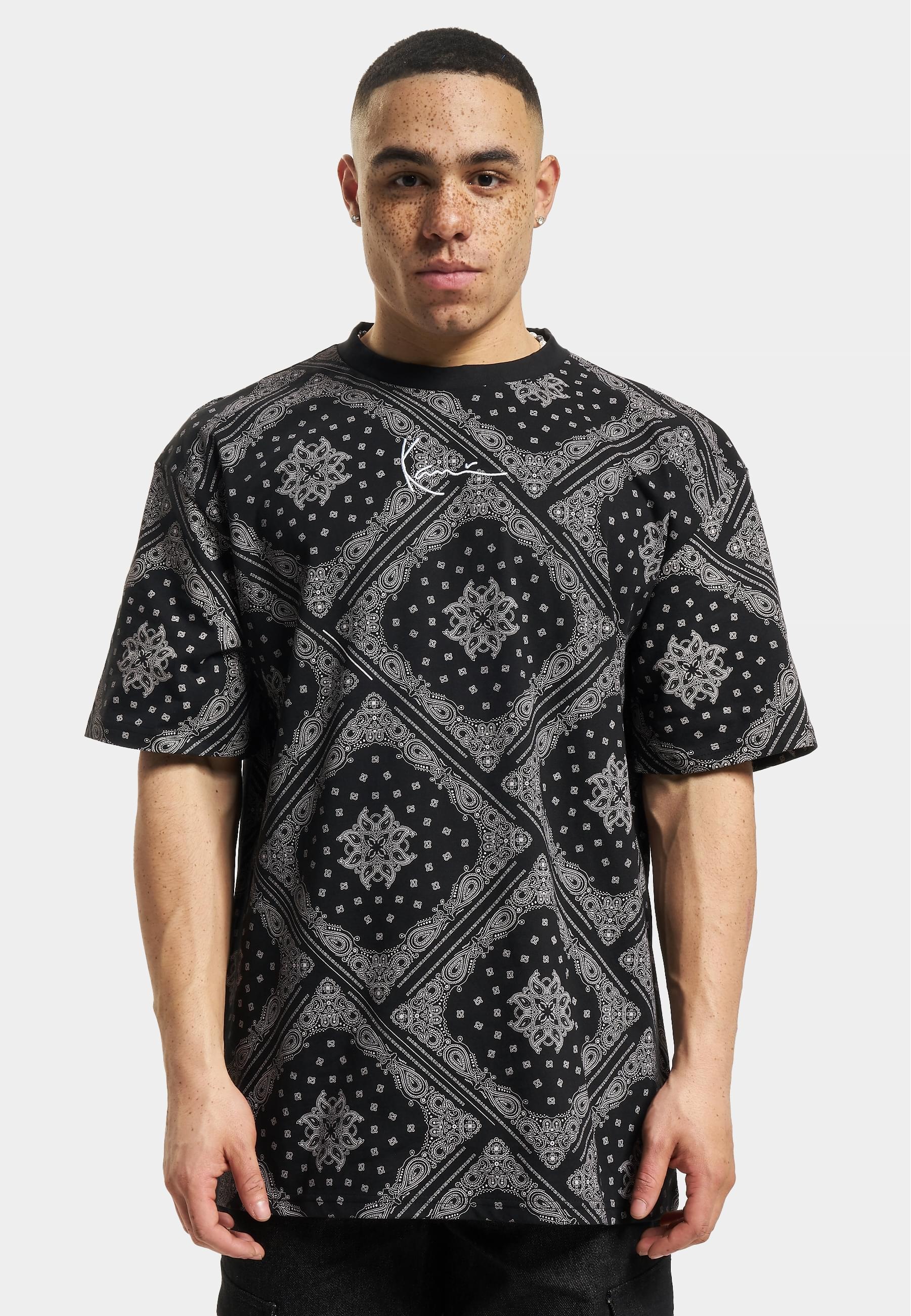 Karl Kani T-Shirt »Karl Kani Herren KM232-042-1 KK Small Signature Paisley Tee«, (1 tlg.)