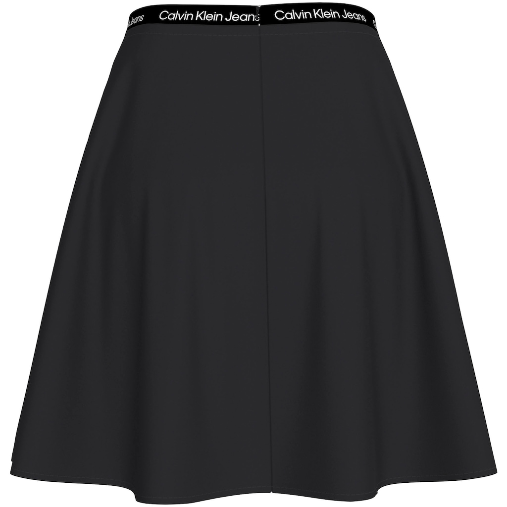 Calvin Klein Jeans A-Linien-Rock »LOGO ELASTIC SKIRT«