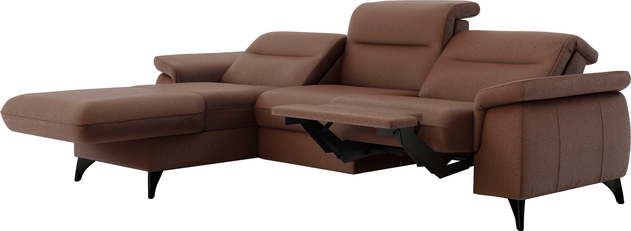 sit&more Ecksofa »Astoria L-Form«, wahlweise mit motorischer Relaxfunktion