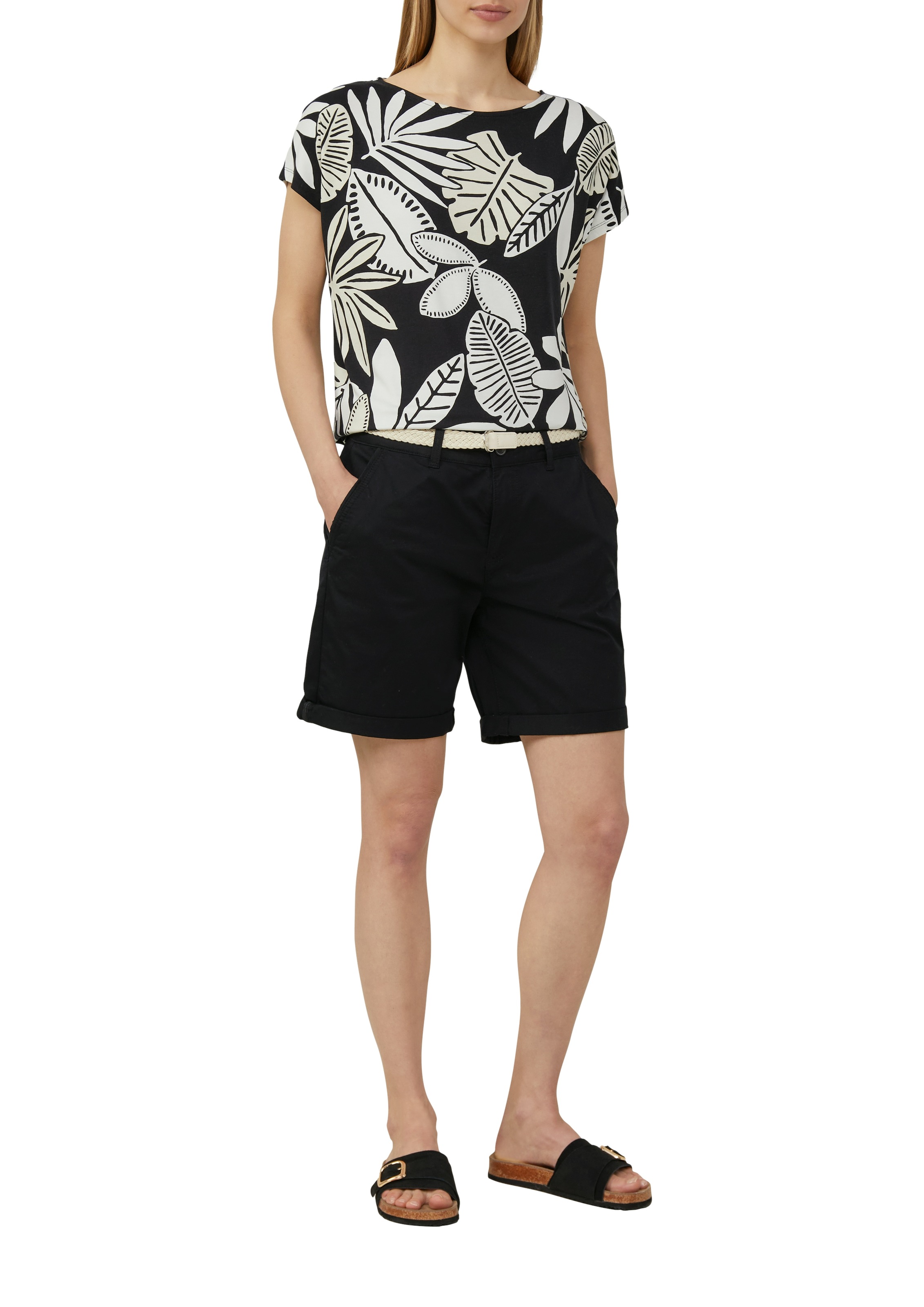 s.Oliver T-Shirt, mit All-Over Print günstig online kaufen