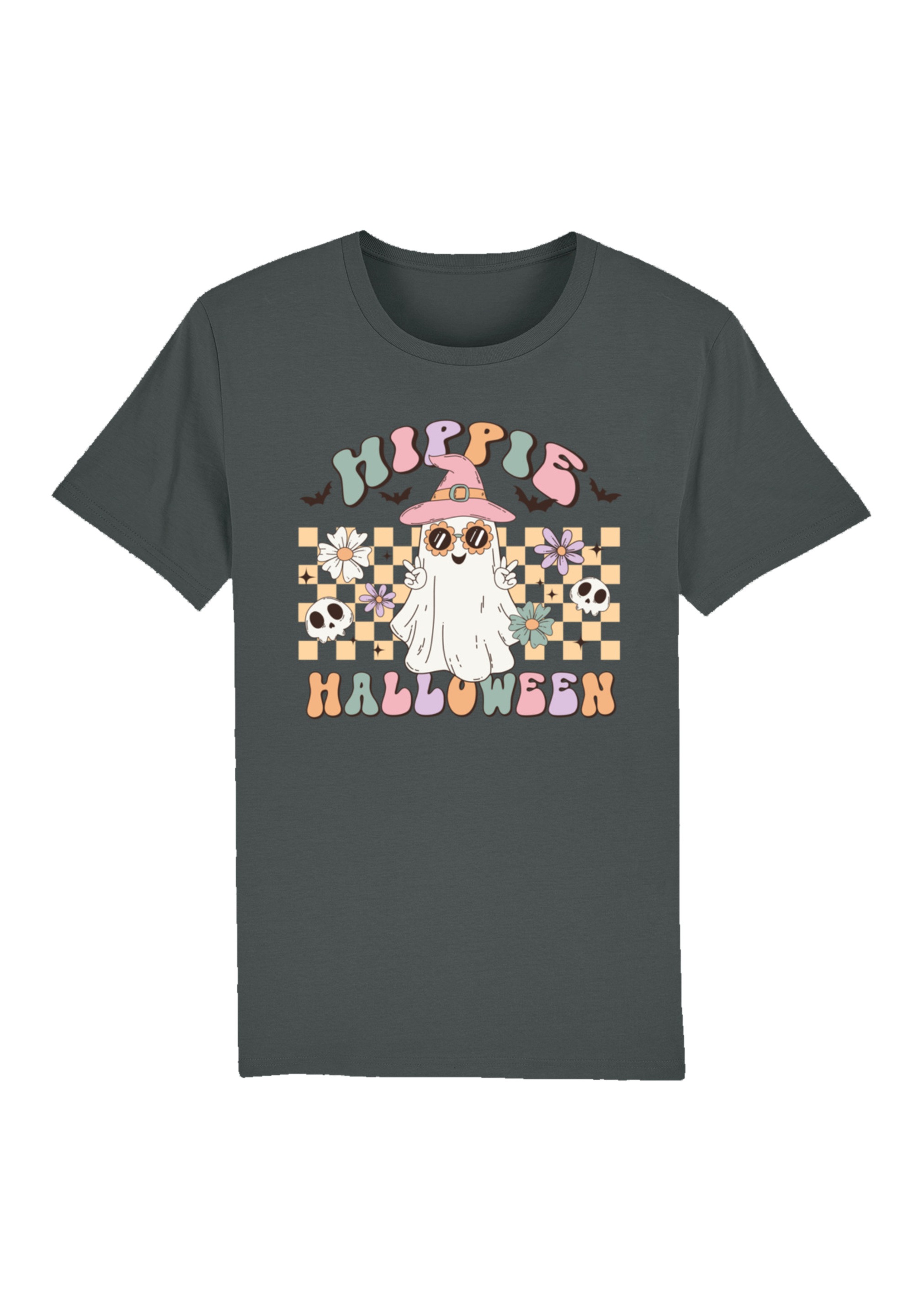 F4NT4STIC T-Shirt "Retro Halloween Hippie Halloween", Premium Qualität günstig online kaufen