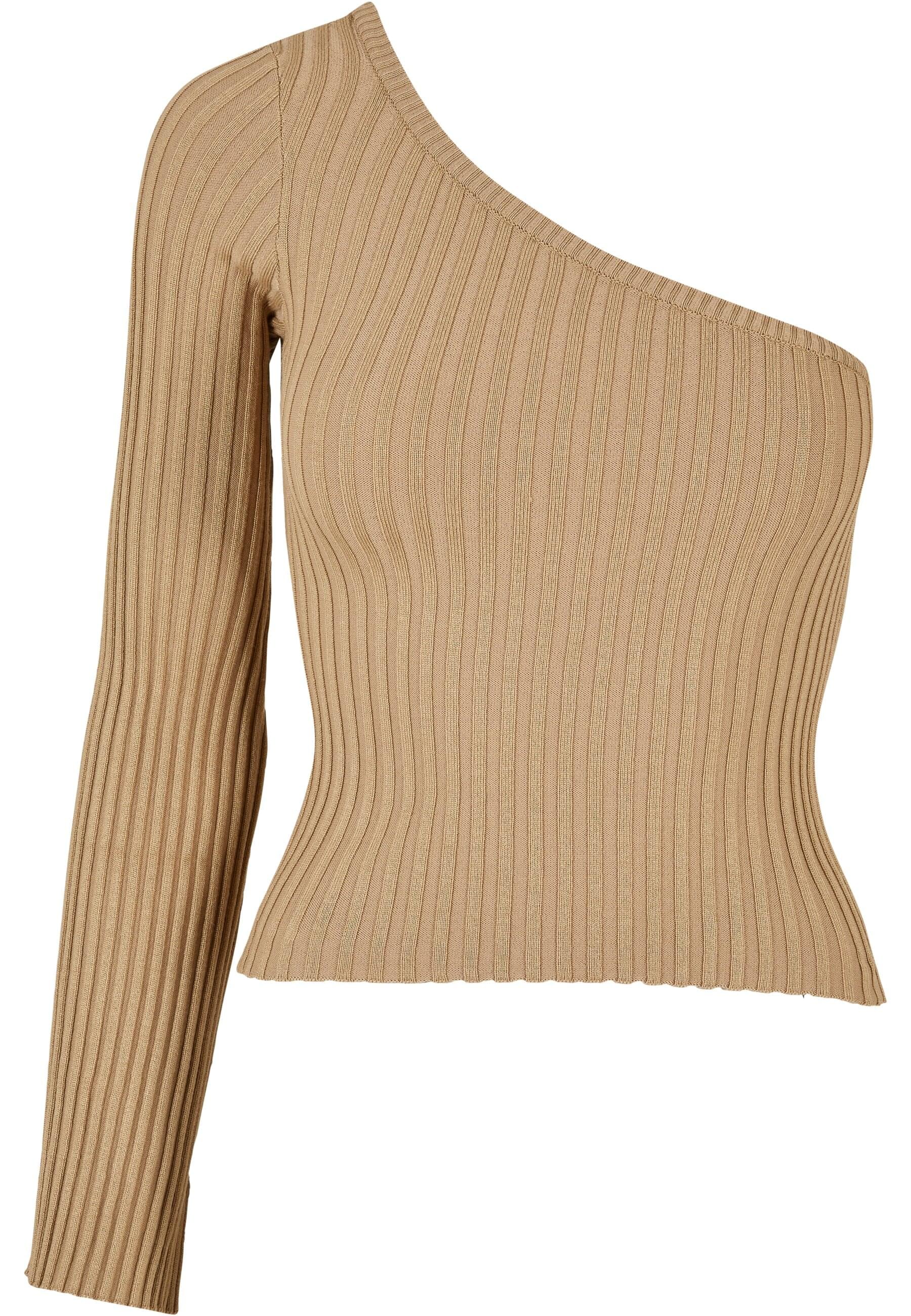 URBAN CLASSICS Rundhalspullover "Urban Classics Damen Ladies Short Rib Knit günstig online kaufen