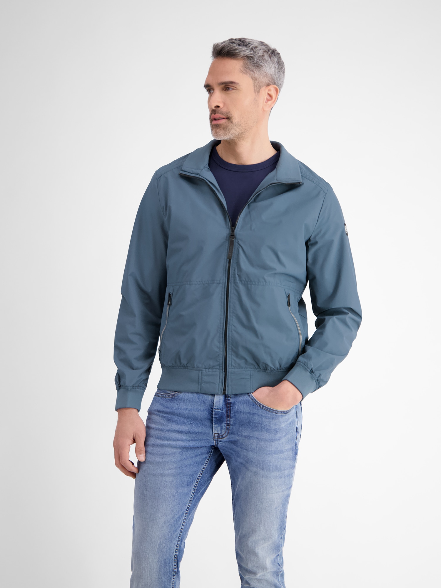LERROS Blouson »LERROS Wind- und wasserabweisender Herren Blouson«, ohne Kapuze, Wasser- und windabweisend, atmungsaktiv