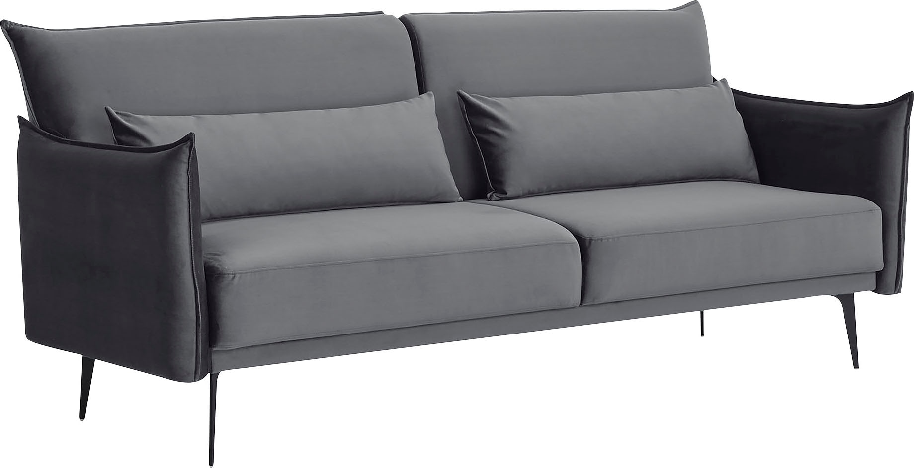 SalesFever 3-Sitzer, Modernes 3-Sitzer Sofa: Samtbezug, ausziehbar, manuell günstig online kaufen