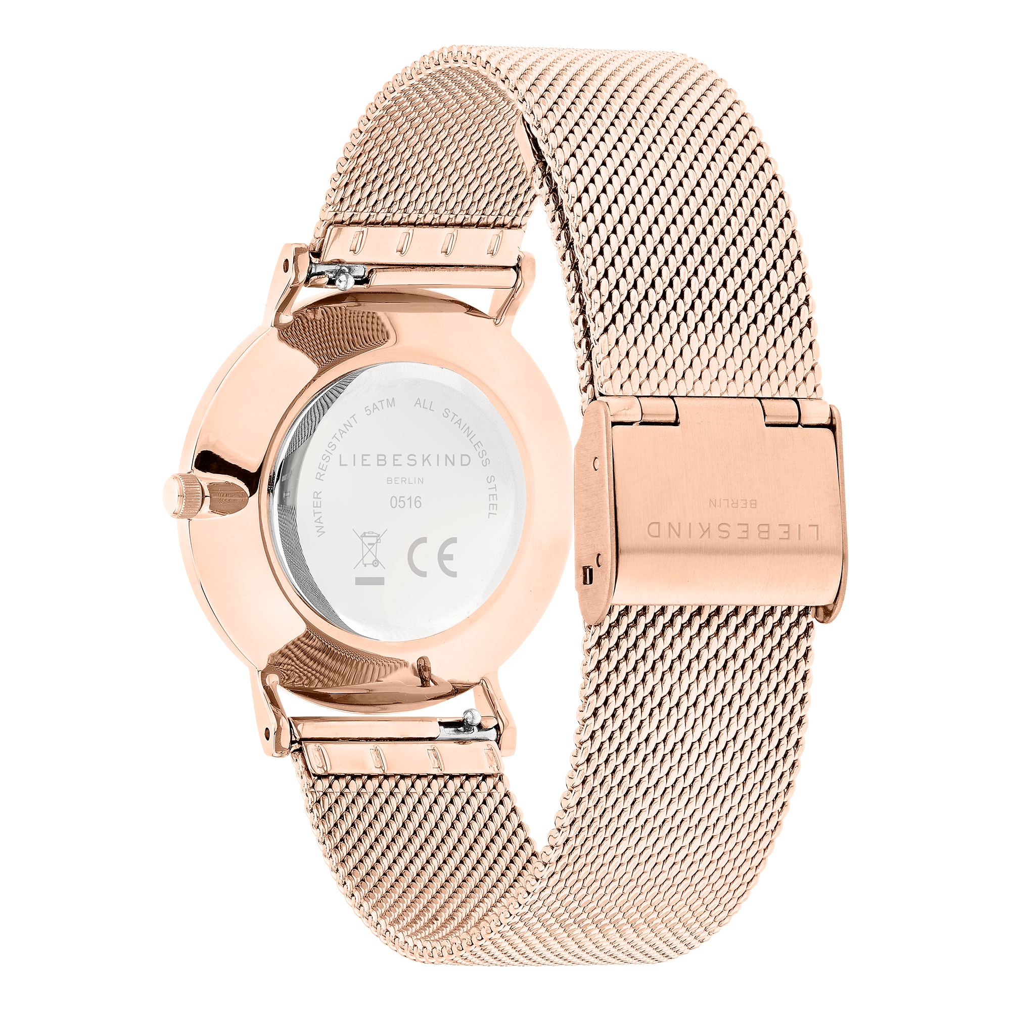 Liebeskind Berlin Quarzuhr »Pure Elegance« Armbanduhr, Damenuhr, Edelstahlarmband, analog