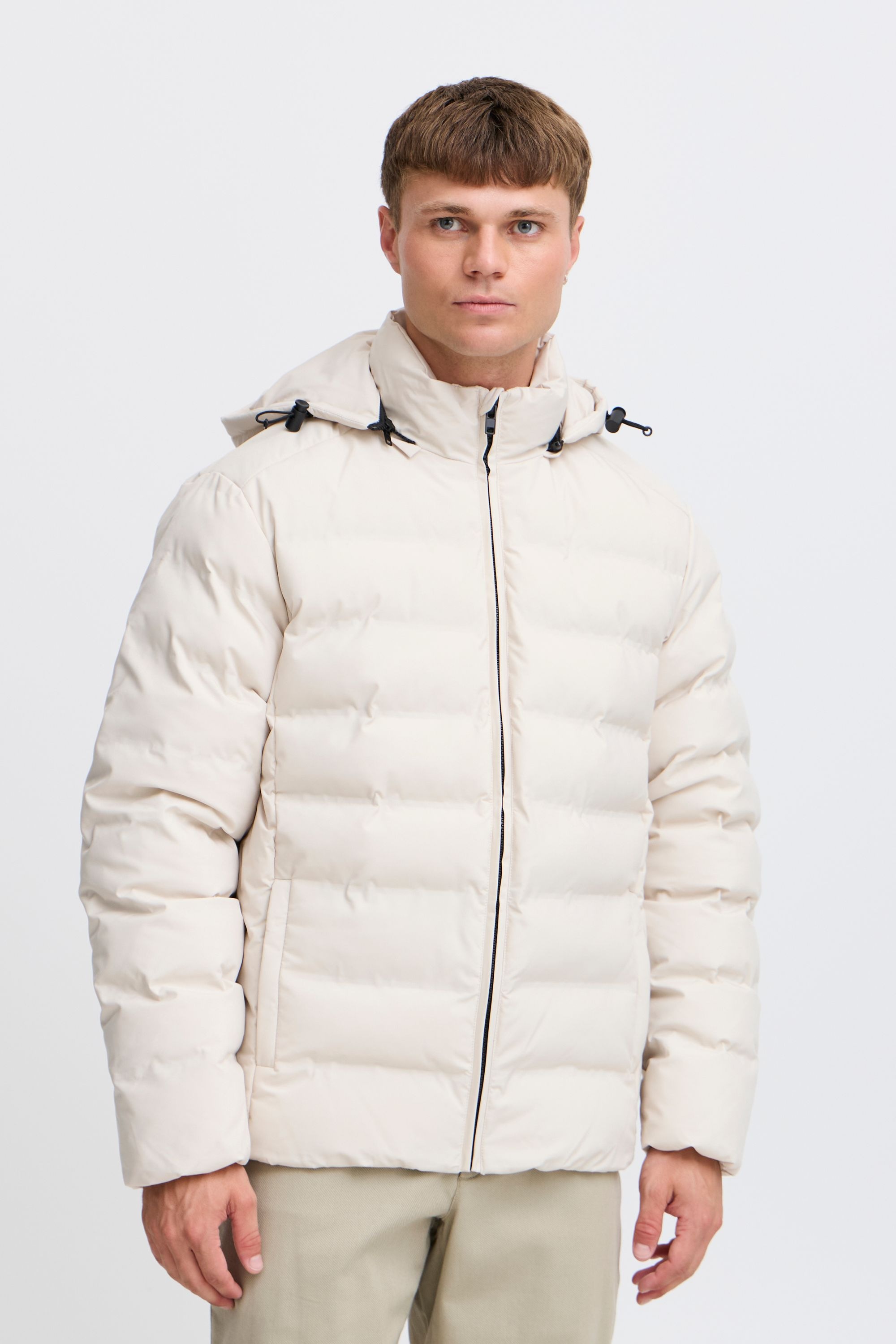 !solid Steppjacke SOLID "Steppjacke SDMILAS", Herren, Gr. M, beige (oatmeal), Obermaterial: 100% Polyester PES., Jacken Steppjacke 2