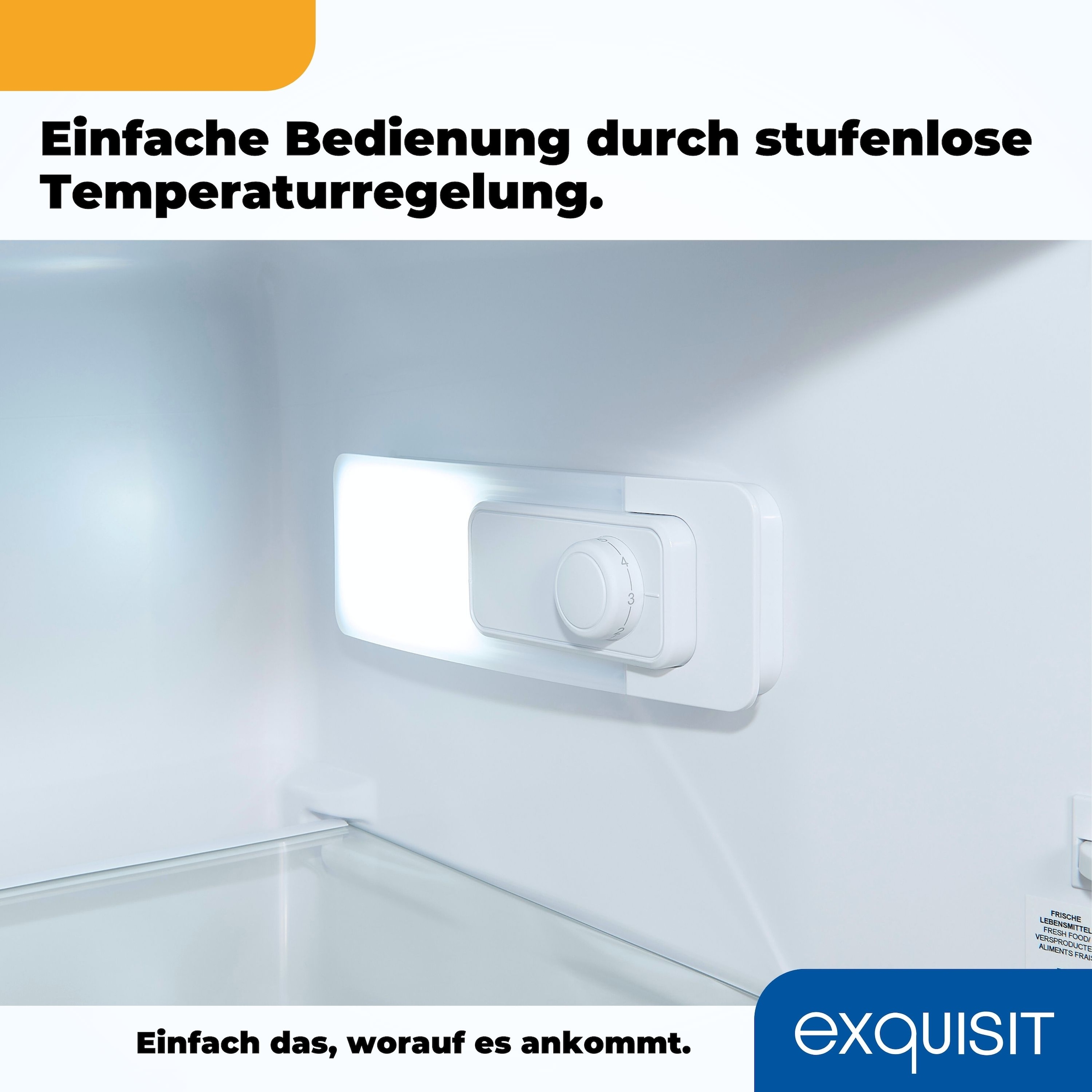 exquisit Kühl-/Gefrierkombination »KGC270-45-040E inoxlook«