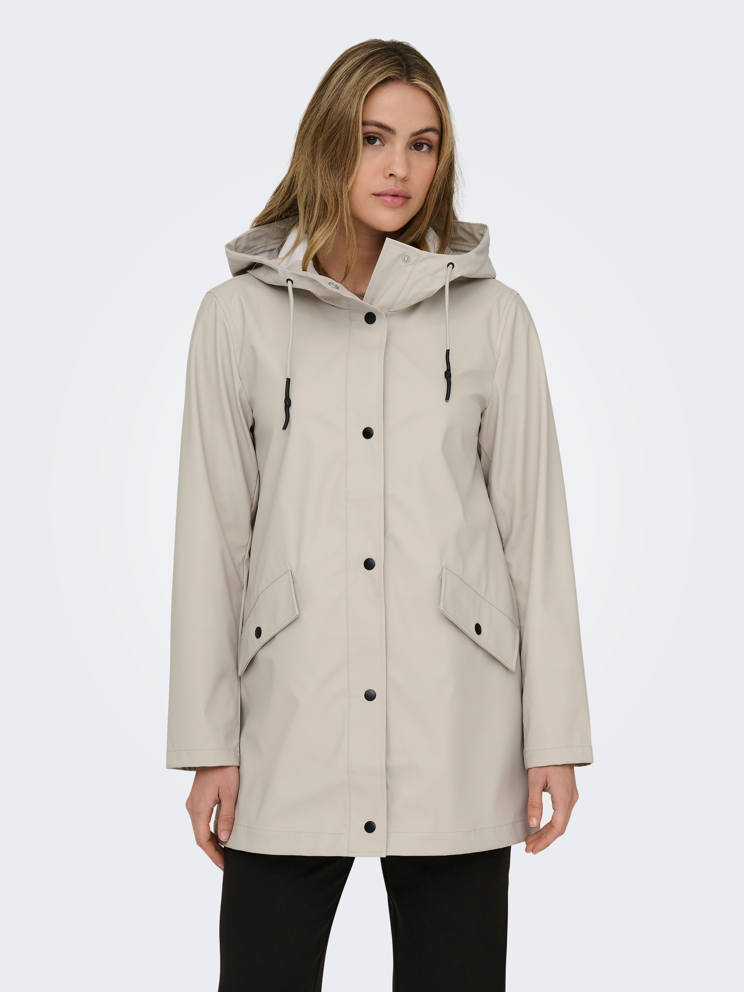 ONLY Kurzmantel "ONLELISA RAINCOAT OTW NOOS" beschichtete Qualität günstig online kaufen