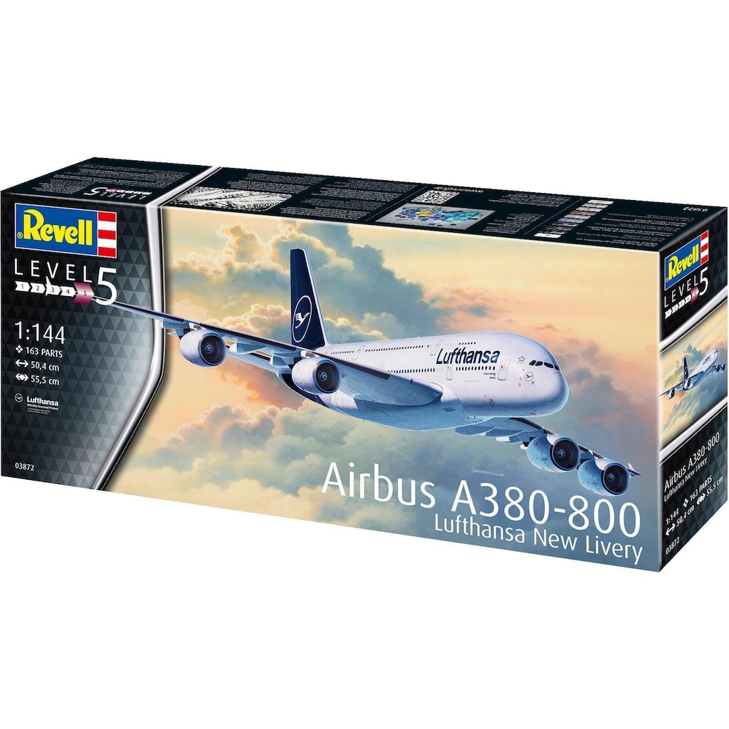 Revell® Modellbausatz »Airbus A380-800 Lufthansa - New Livery«, 1:144