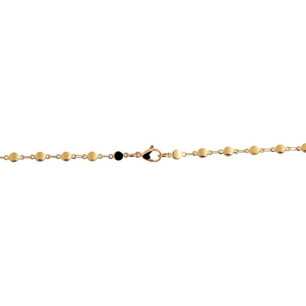 Kette ohne Anhänger ADELIA´S "Damen Halskette aus Edelstahl 50 cm", gold, Halsketten, Damen, 50cm, Edelstahl, Ein stilvolles Geschenk für besondere Momente