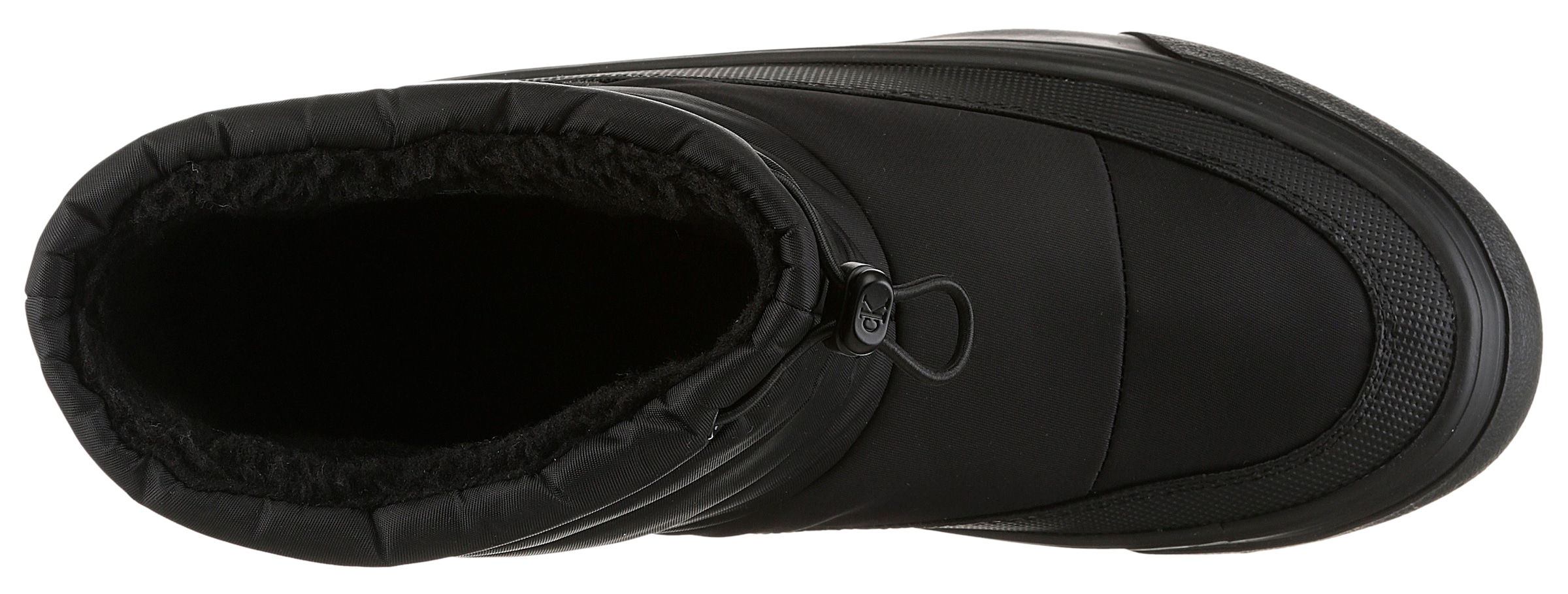 Calvin Klein Jeans Snowboots »VULC FLATF SNOWBOOT NYLON MIX MG«, Winterboots, Winterstiefelette, Warmfutter, mit CK-Logo
