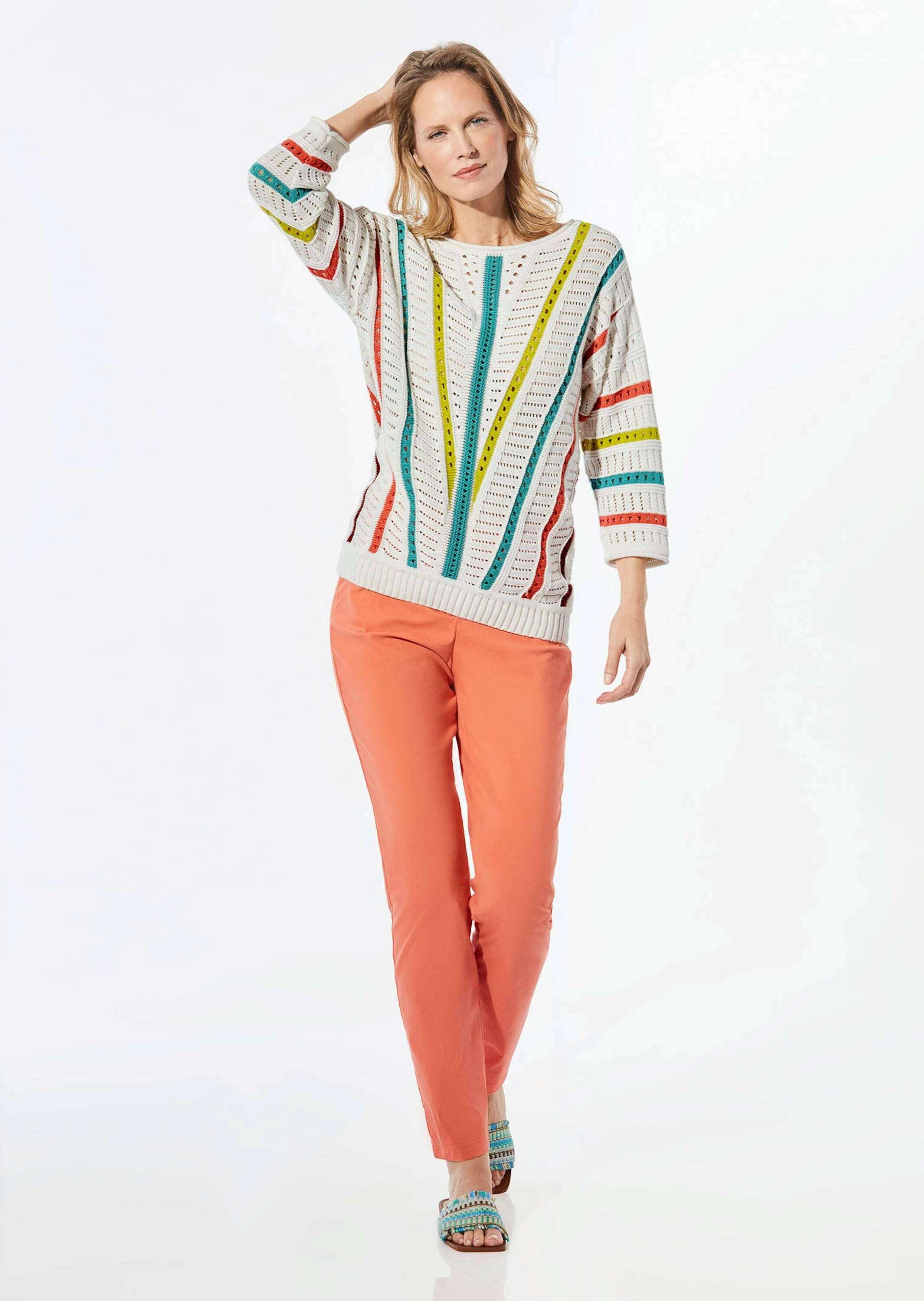 GOLDNER Rundhalspullover "Strickpullover mit U-Boot-Ausschnitt" günstig online kaufen