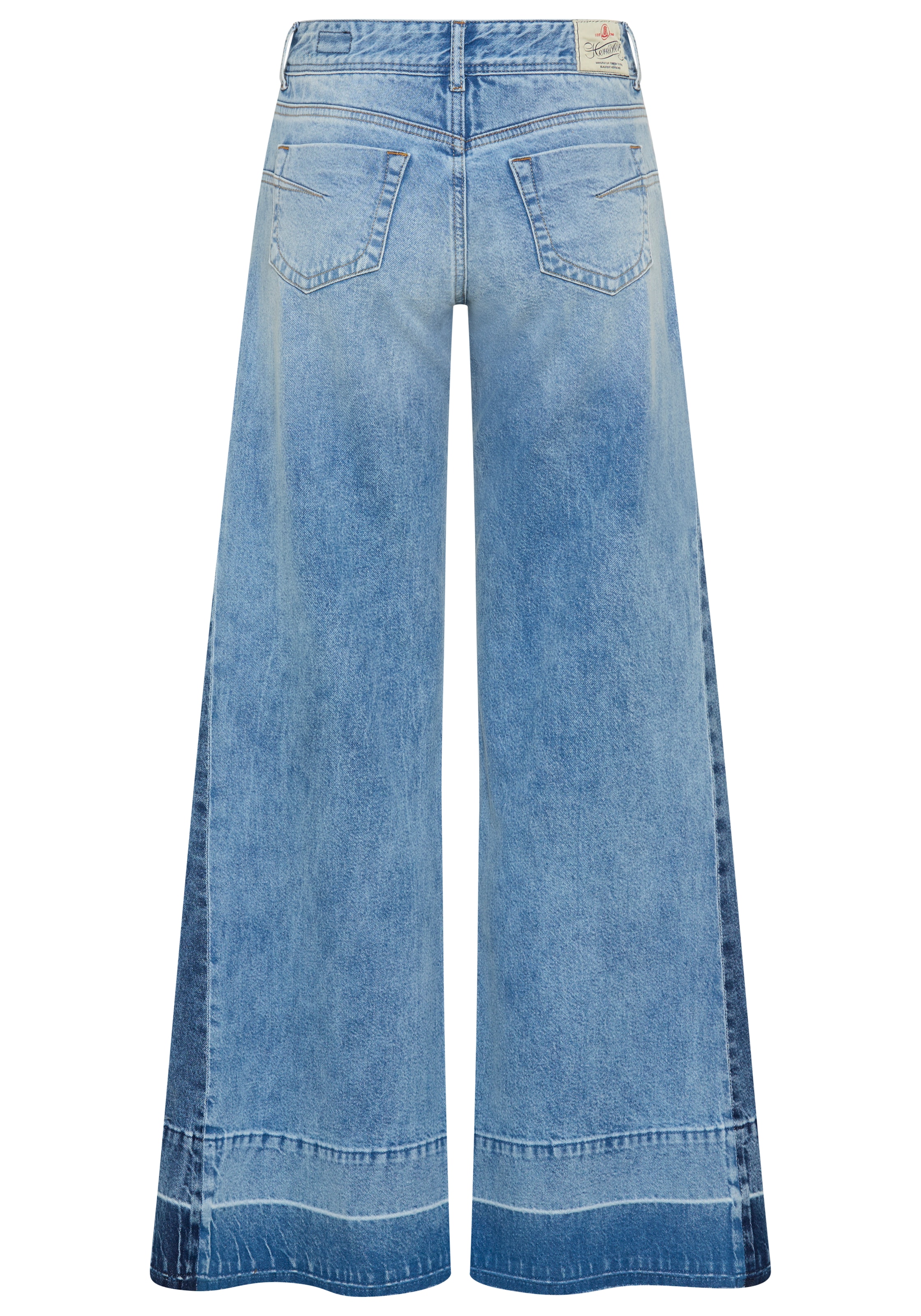 Herrlicher 5-Pocket-Jeans »Edith Denim« im Flared Fit, mit Denim-Einsatz