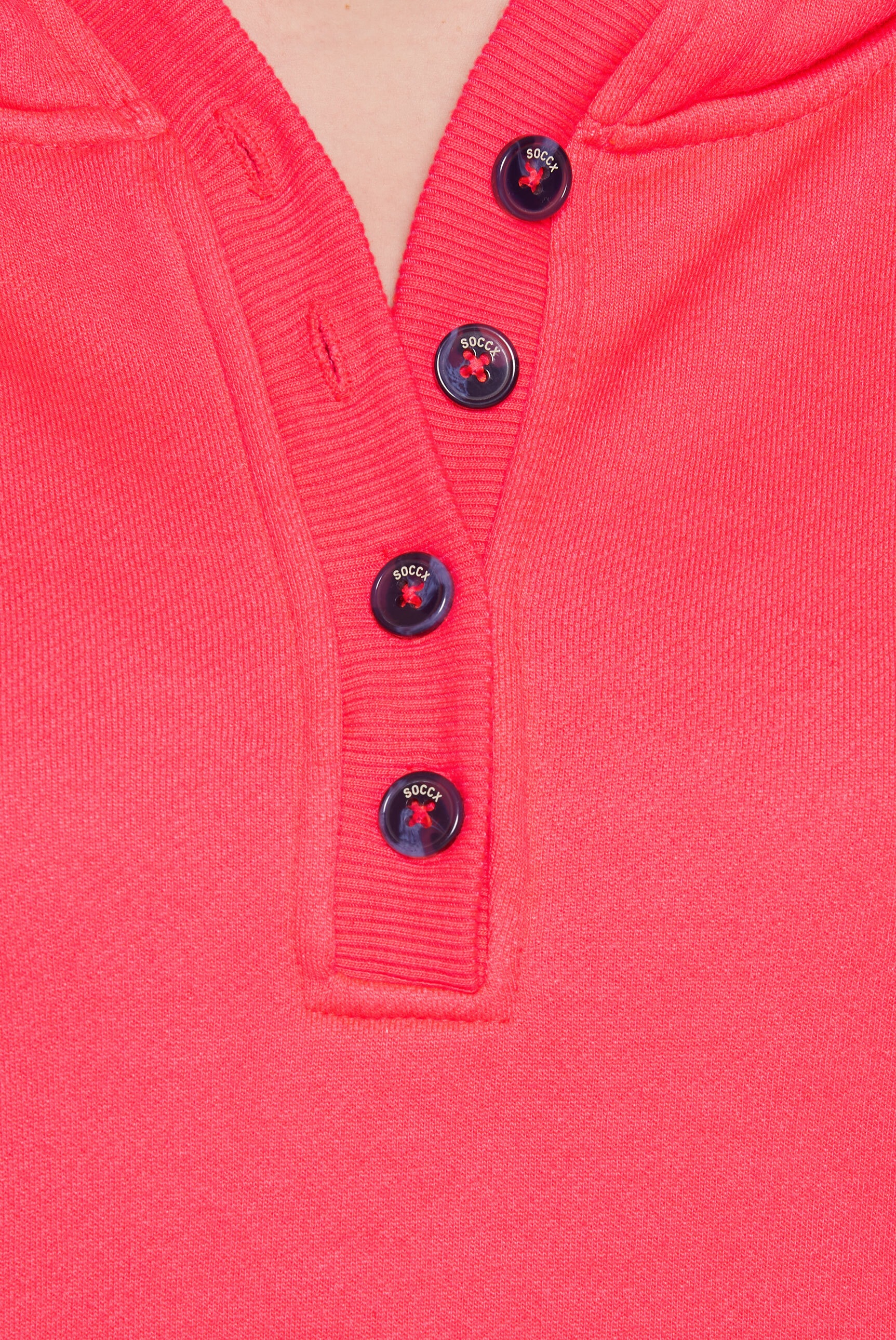 SOCCX Kapuzensweatshirt, mit Taschen