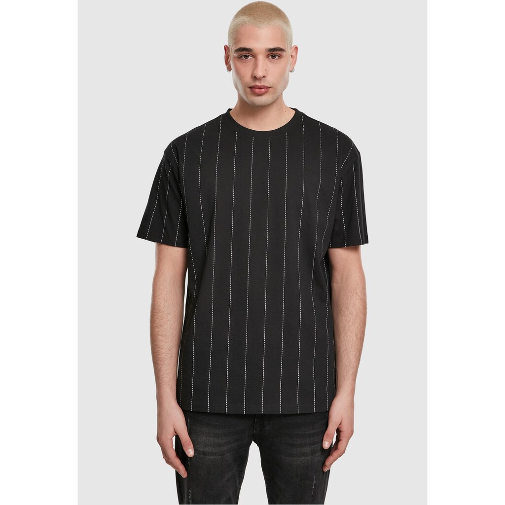 URBAN CLASSICS T-Shirt »Herren Oversized Pinstripe Tee«, (1 tlg.)