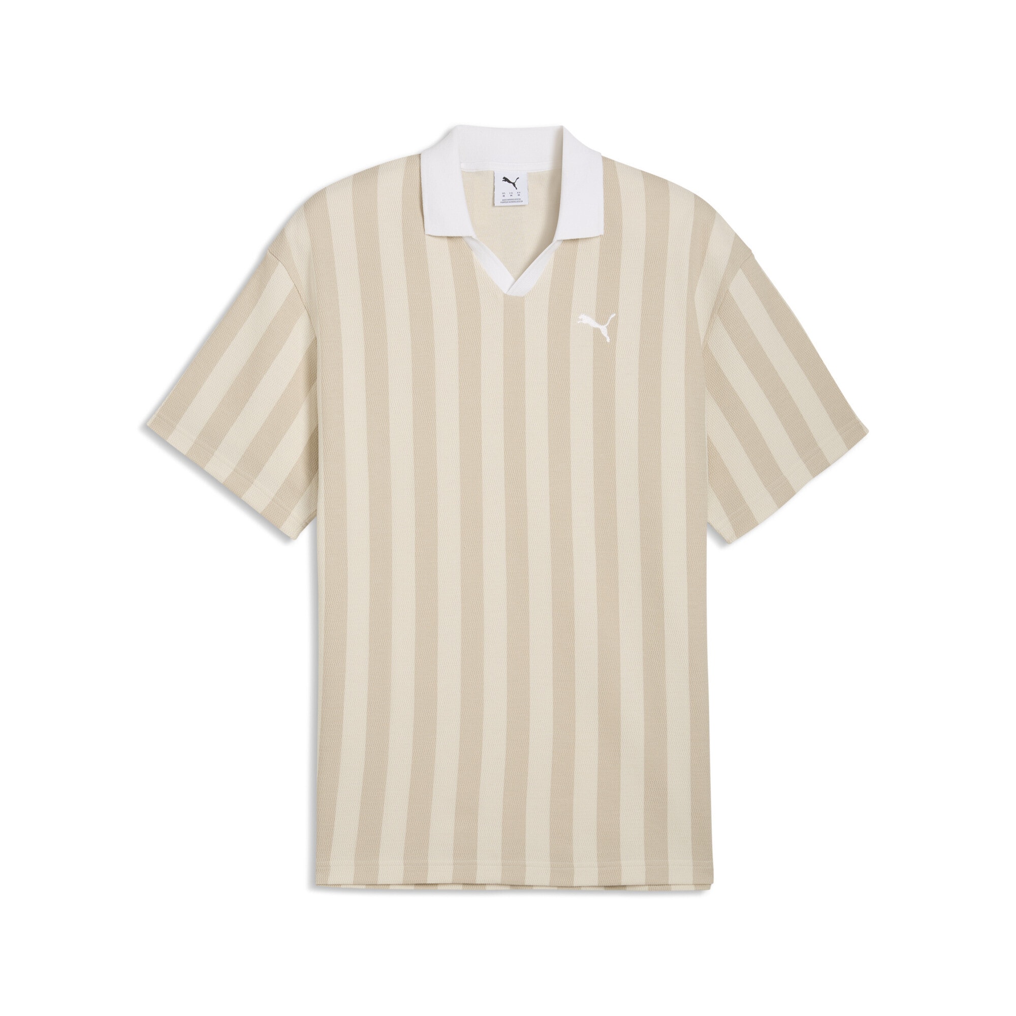 Puma Polo Classique Relaxed Pinnacle pour Homme crème   S