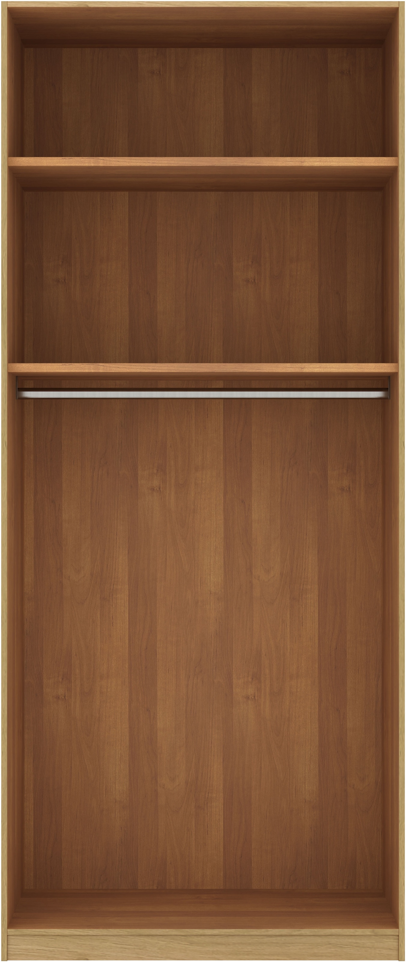Musterring Drehtürenschrank »Savona, Kleiderschrank, Schrank, Garderobe, teilmassiv Eiche«, (mit Türdämpfern, mit Spiegel oder Glas, extra Böden, MADE IN GERMANY), Türen in Bianco-Eiche massiv, Spiegel-/Glastüren, verschiedene Größen
