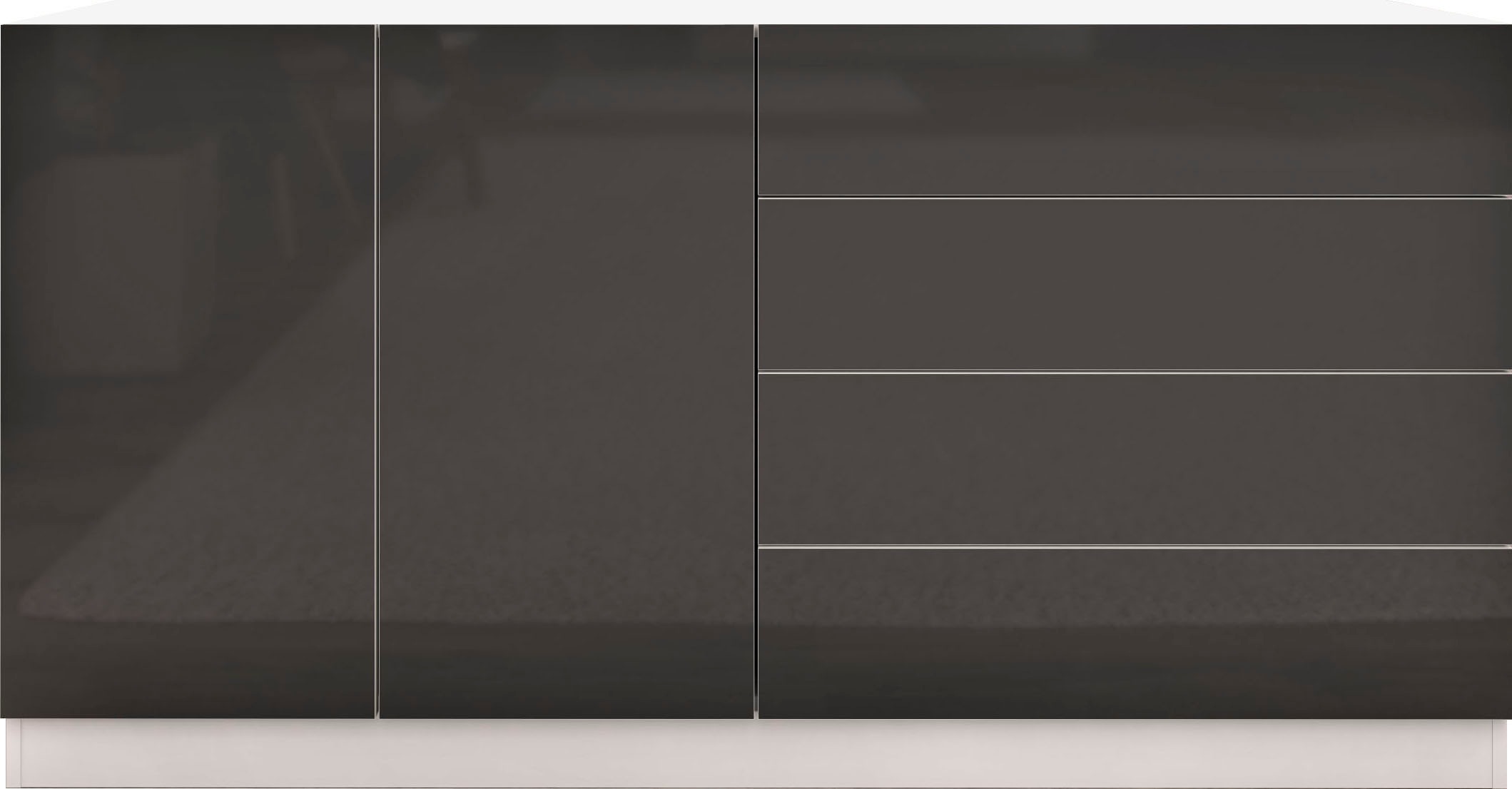 borchardt Möbel Sideboard "Vaasa, Kommode mit 2 Türen und 4 Schubkästen auf günstig online kaufen