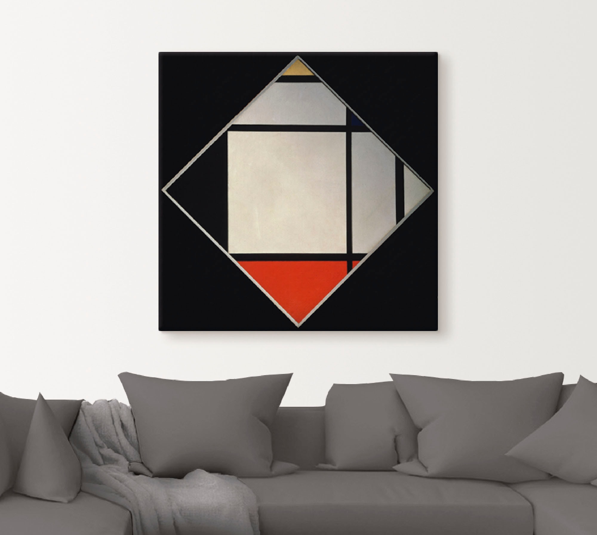 Artland Leinwandbild »Rhombus II.«, Muster, (1 St.), auf Keilrahmen gespannt