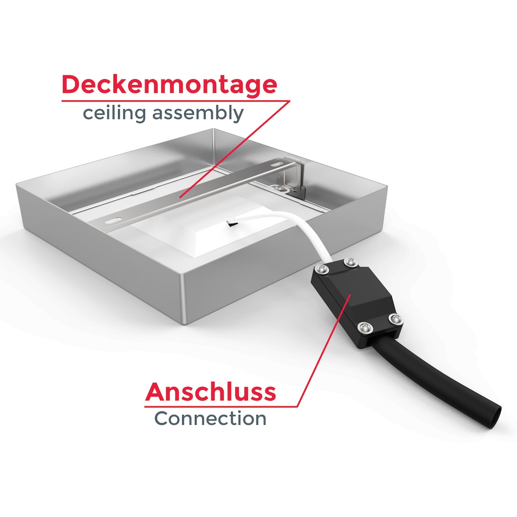 B.K.Licht LED Aufbaustrahler »Garnet«, 1 flammig-flammig