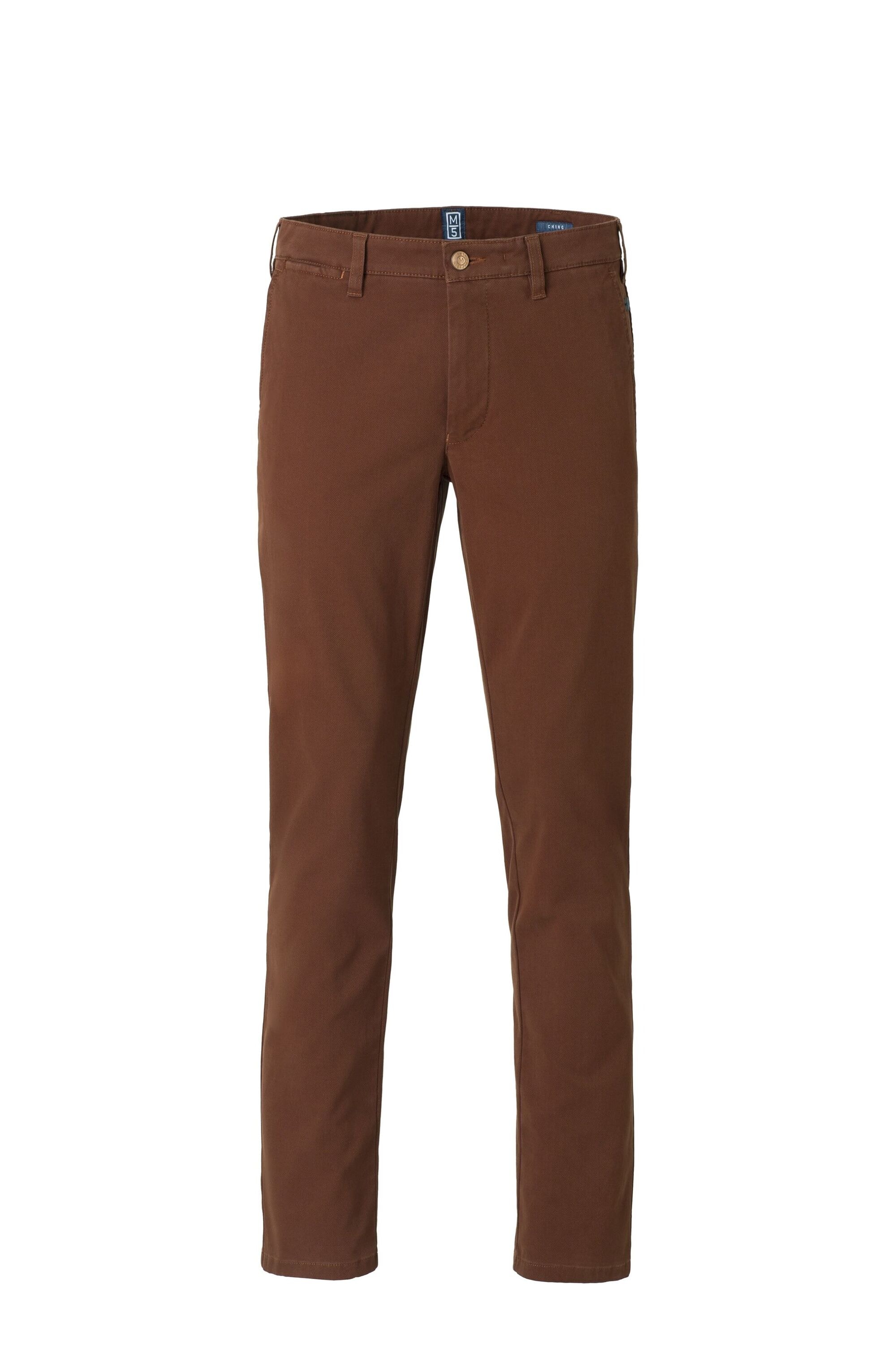 MEYER Chinos »M5.Chino«, Gefertigt aus BIO-Baumwolle