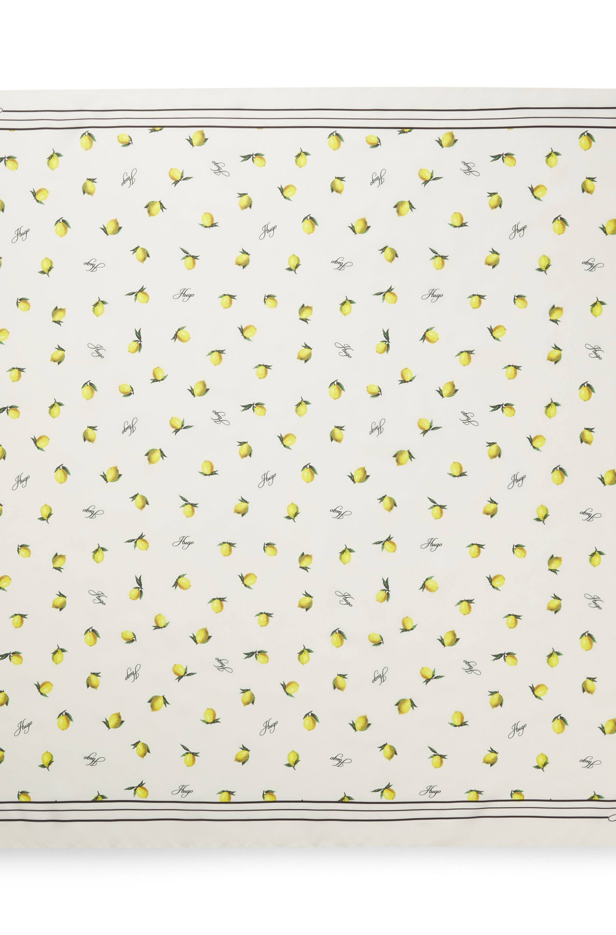 HUGO Halstuch "Auraize 90*90" mit Print und HUGO Schriftzug günstig online kaufen